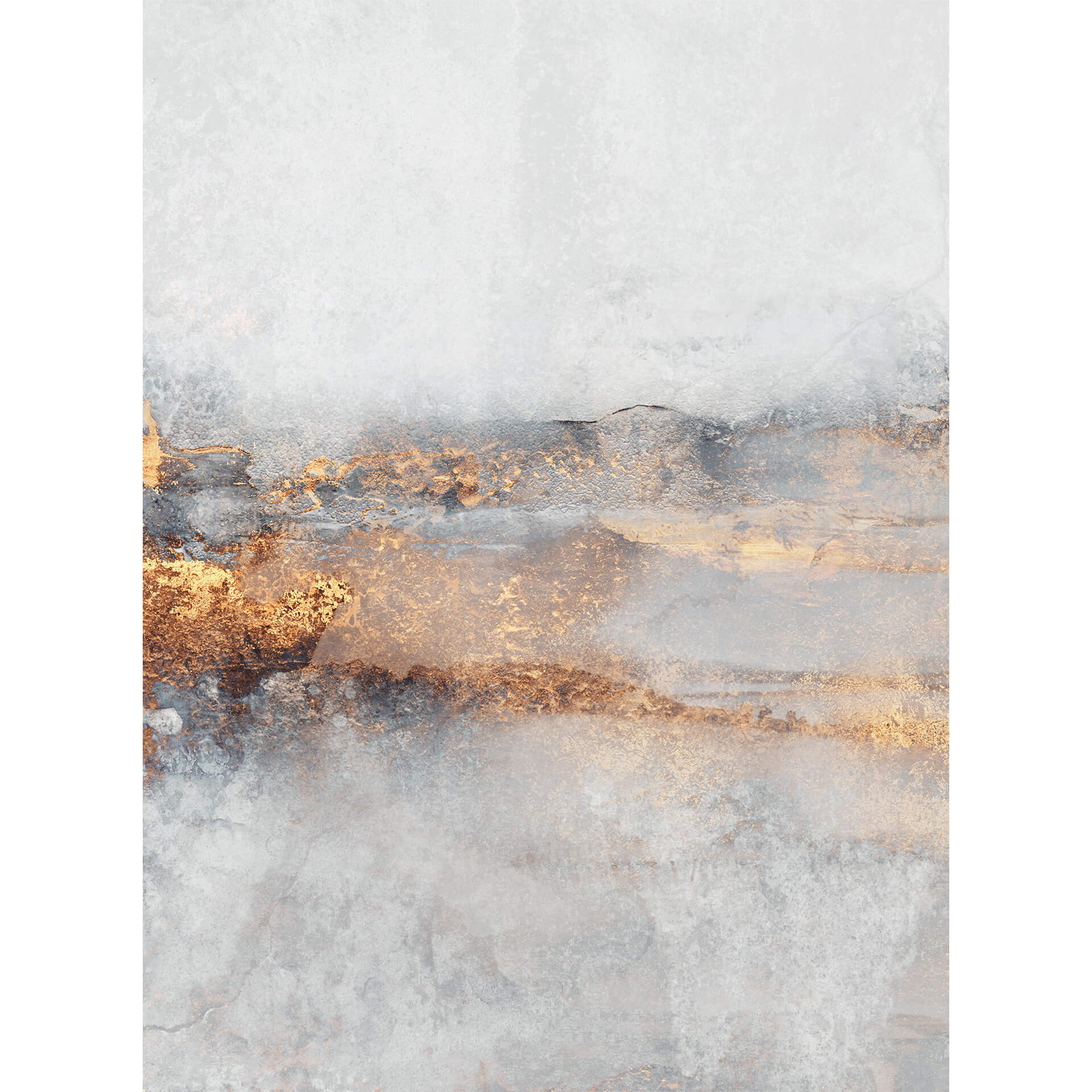 Papier peint photo Fredriksson - Trace dorée dans le brouillard