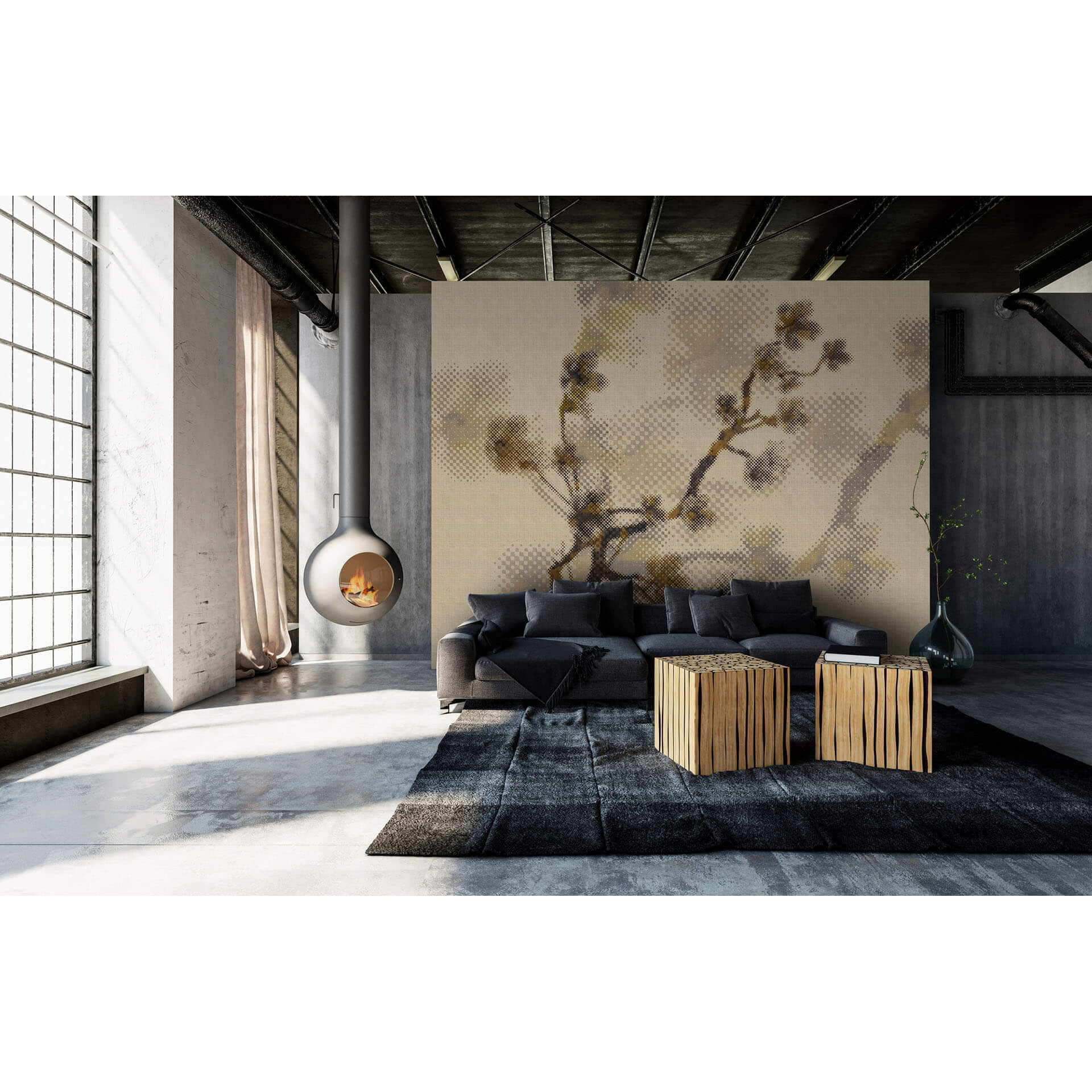 Livingwalls Fotobehang Walls by Patel 2 twigs 2