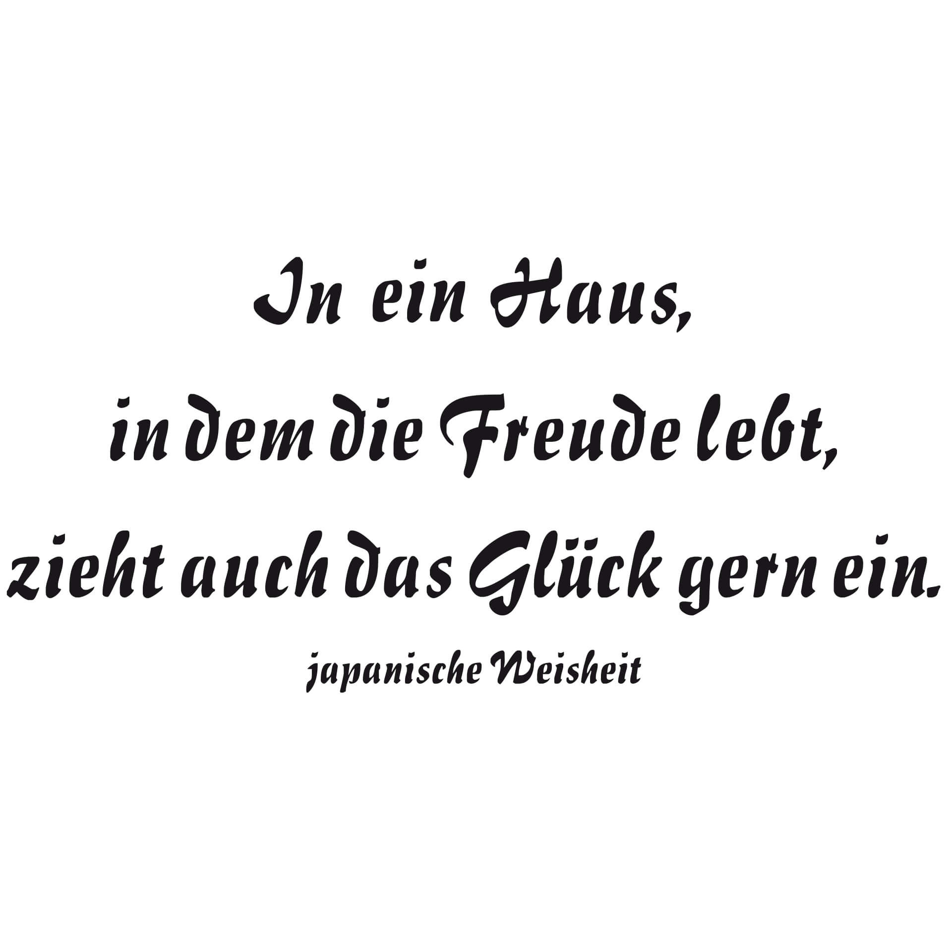 Wandtattoo In ein Haus... 1