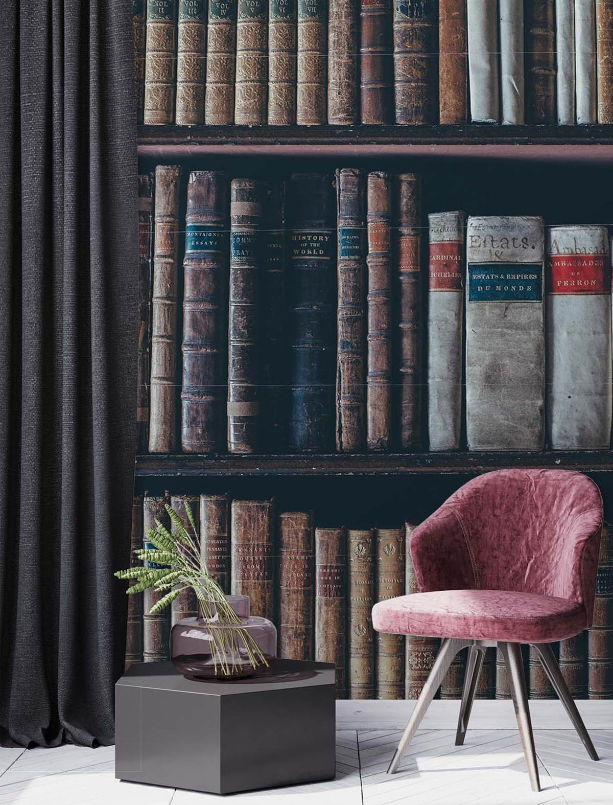 Fototapete, Bücherregal
