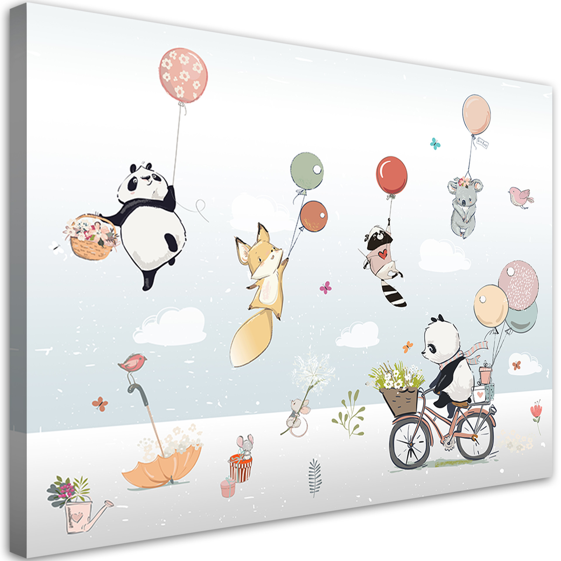 Canvasbillede, Farverige ballondyr
