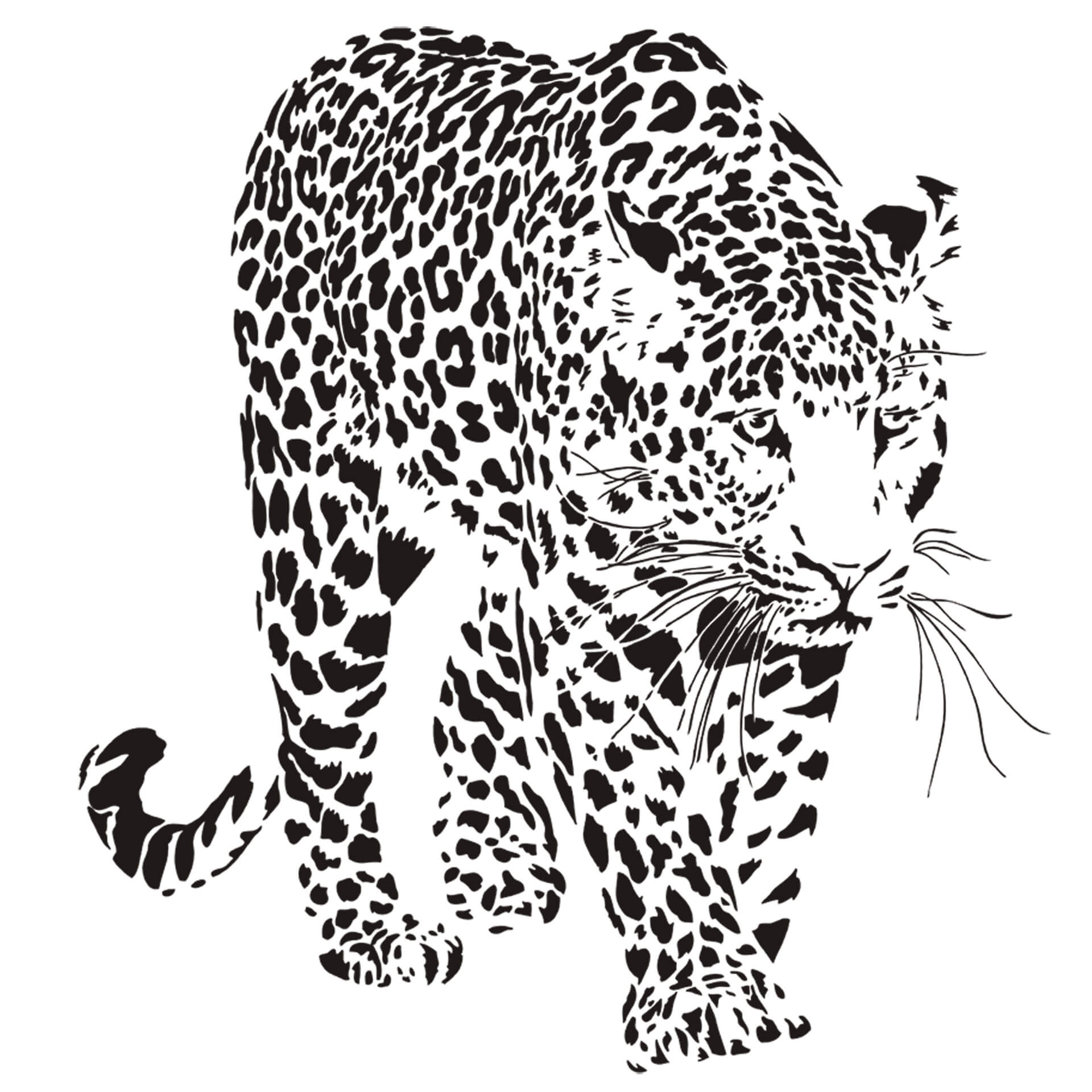 Wallsticker Leoparden