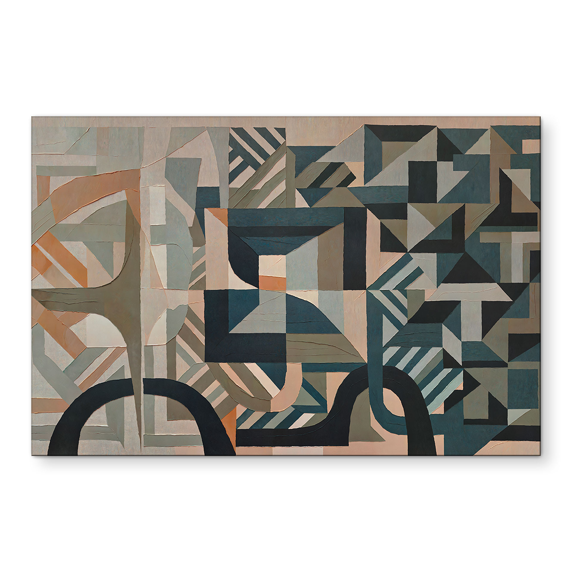 Tableau Silent Planes - Formes Géométriques - Sir Edward x Grigory Gladarev - Alu-Dibond