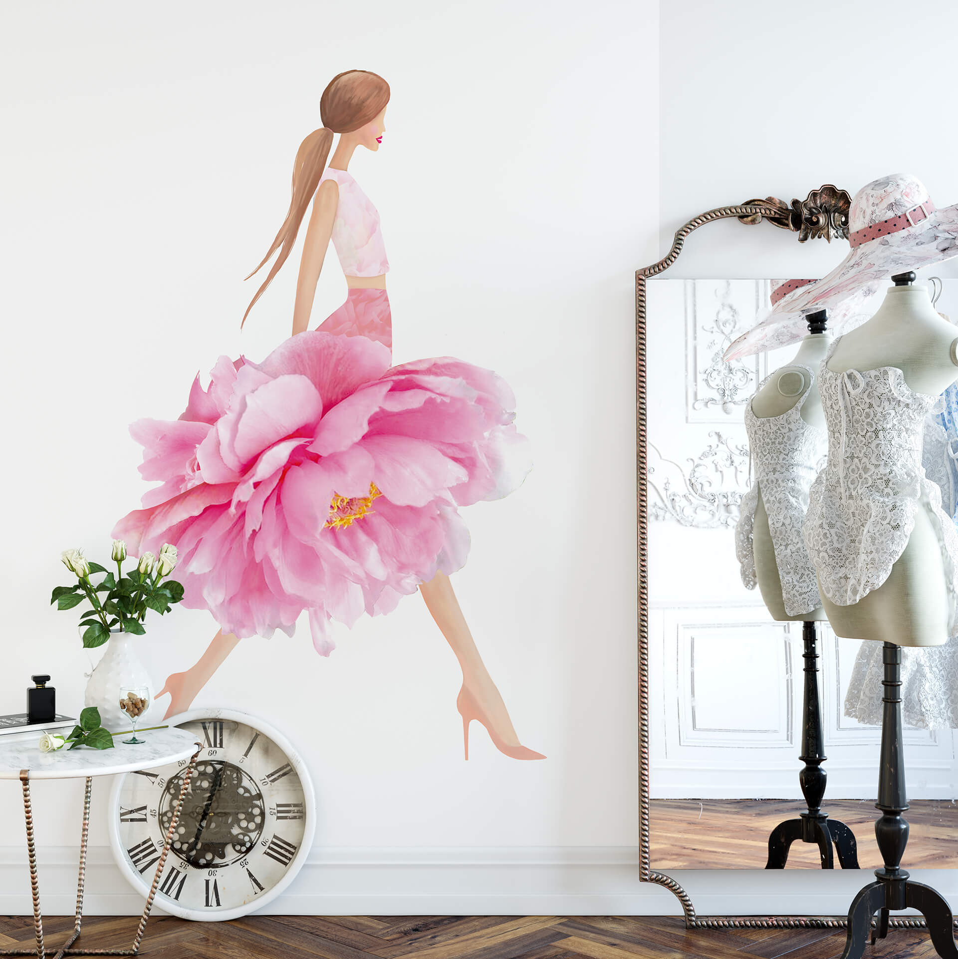 Fotobehang Korenkova - Fashion Girl