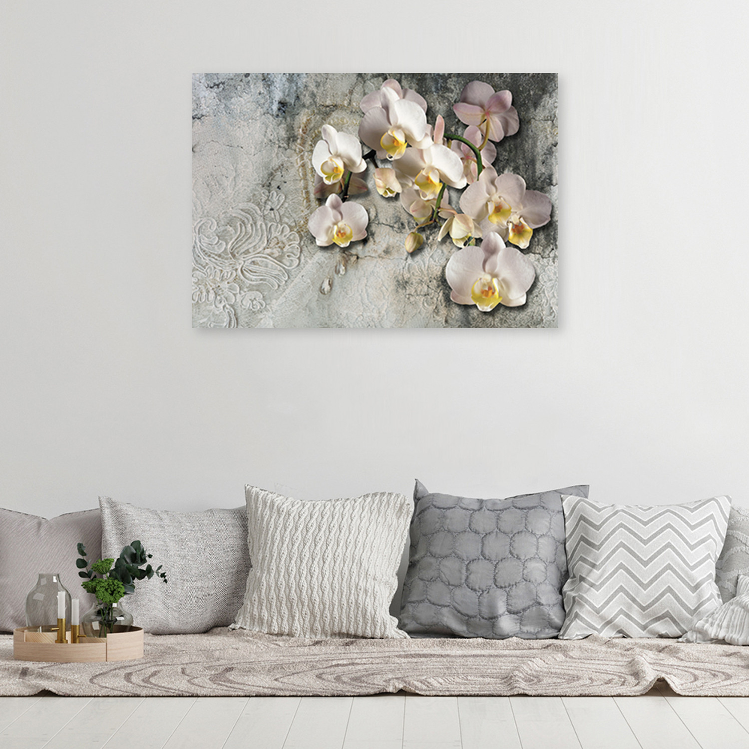 Canvasbillede, orkidéblomster planter