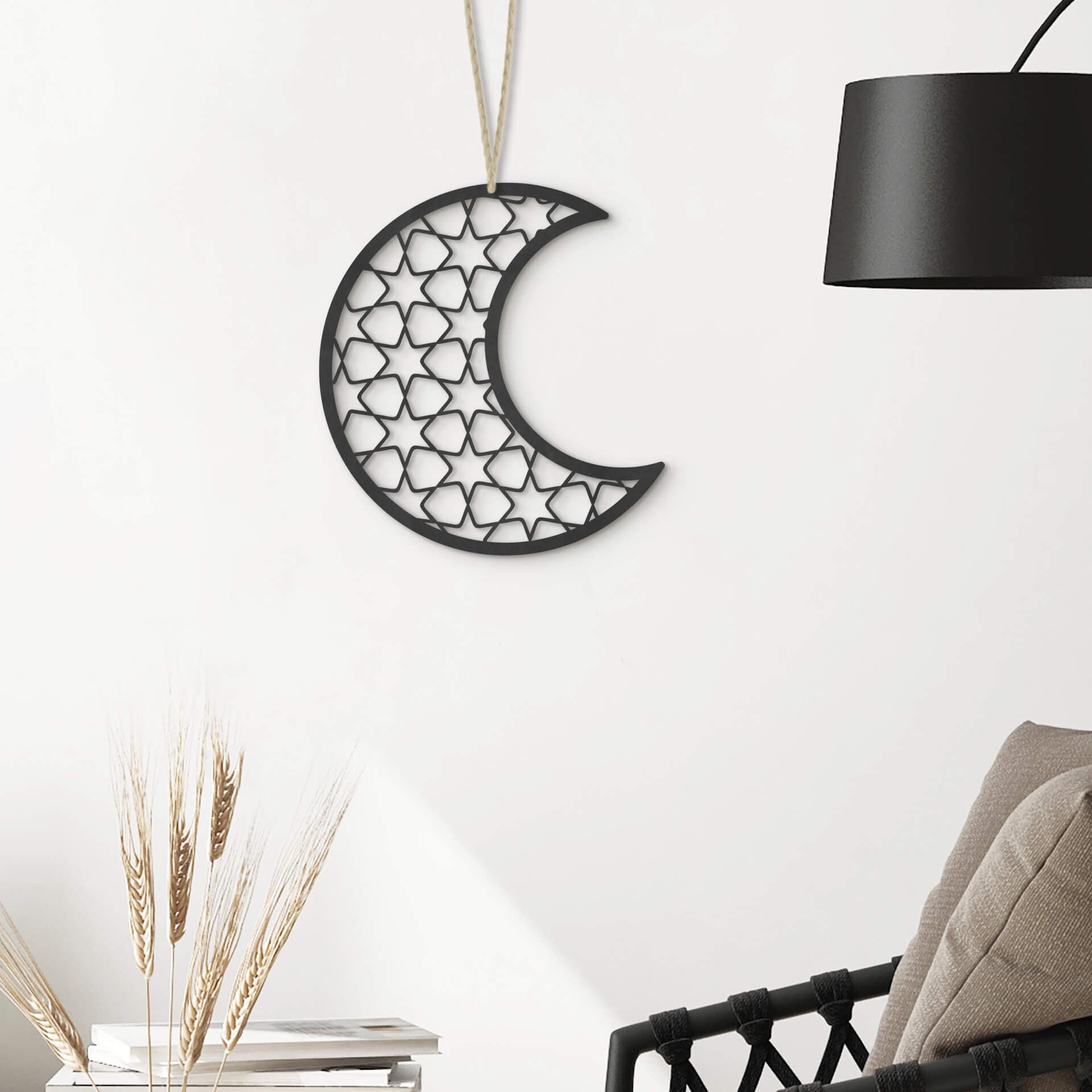 Décoration en bois MDF -  Ramadan - Lune