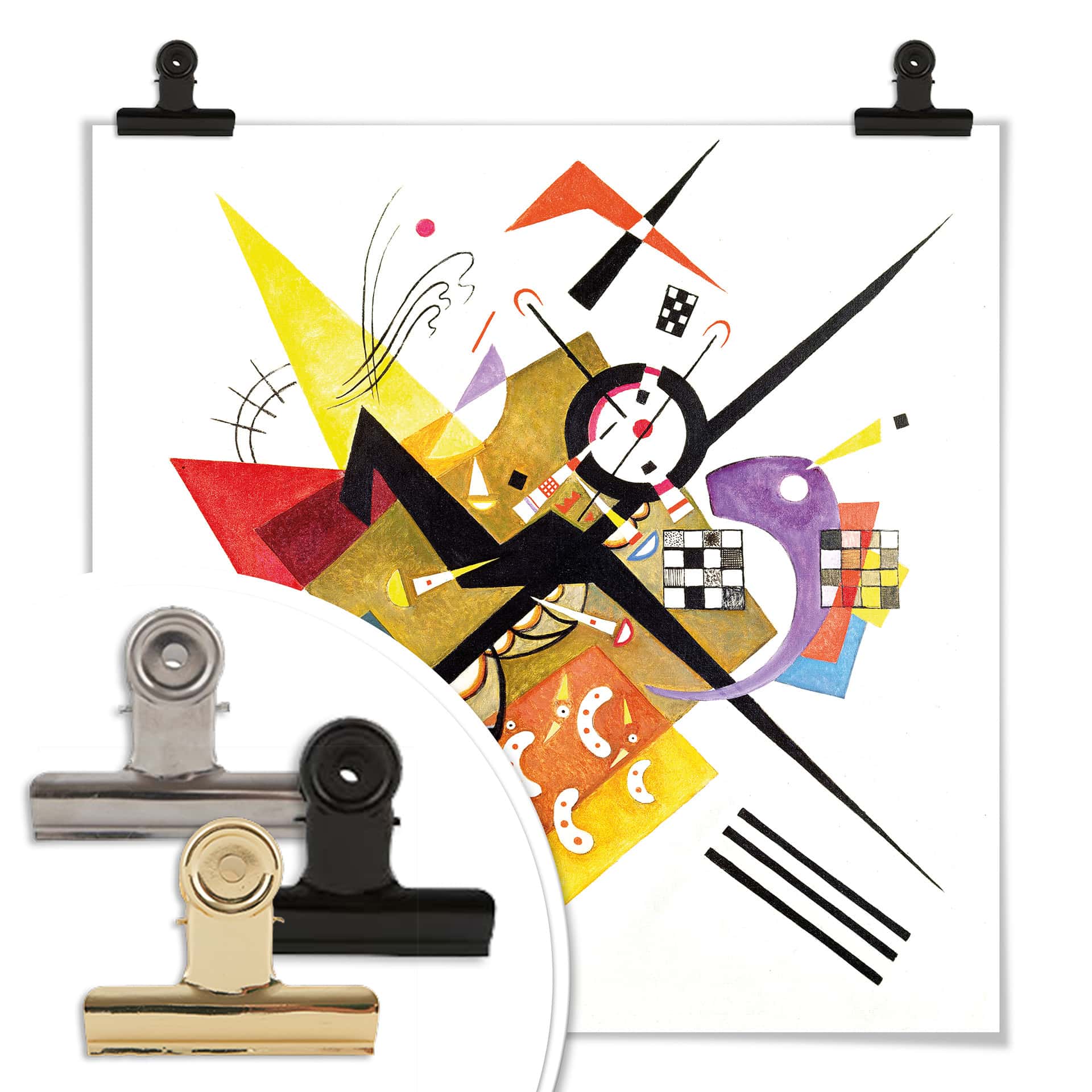 Poster Kandinsky - Auf Weiss II