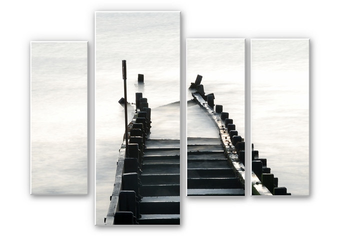 Tableau Forex - Way to nowhere 02 (4 pièces)
