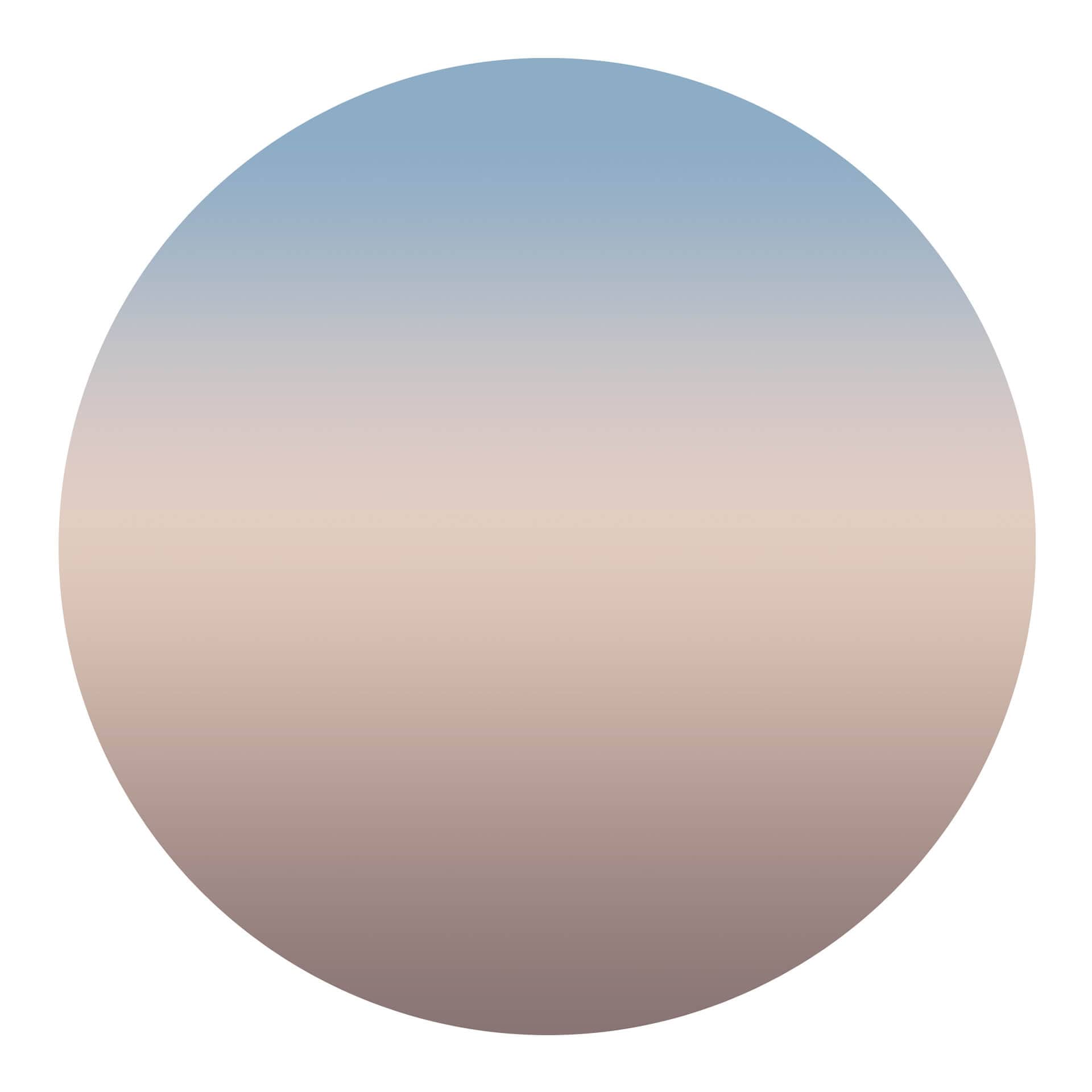 Wandtattoo - Ombre Sonnenaufgang - Rund