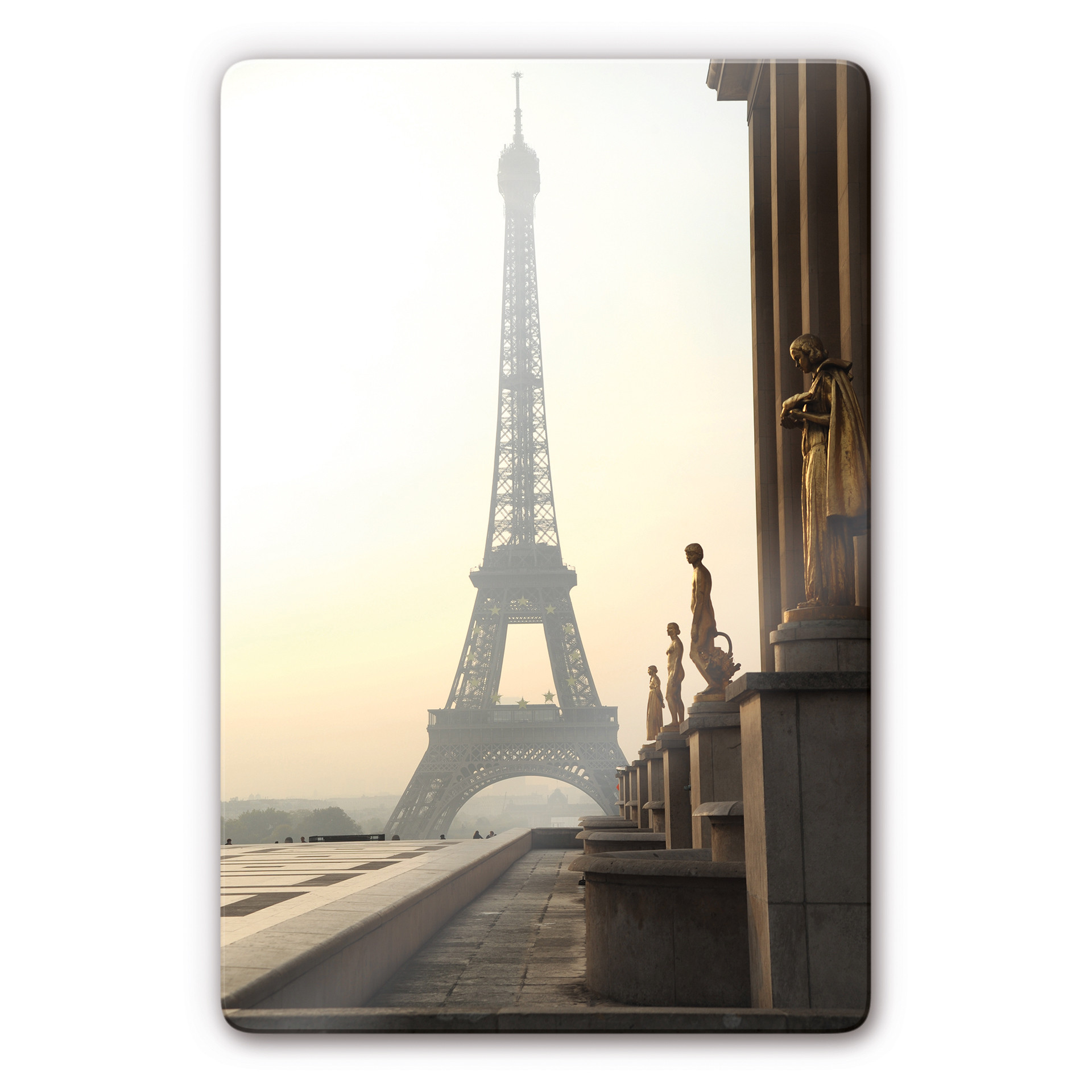 Glasbillede - Bonjour Paris