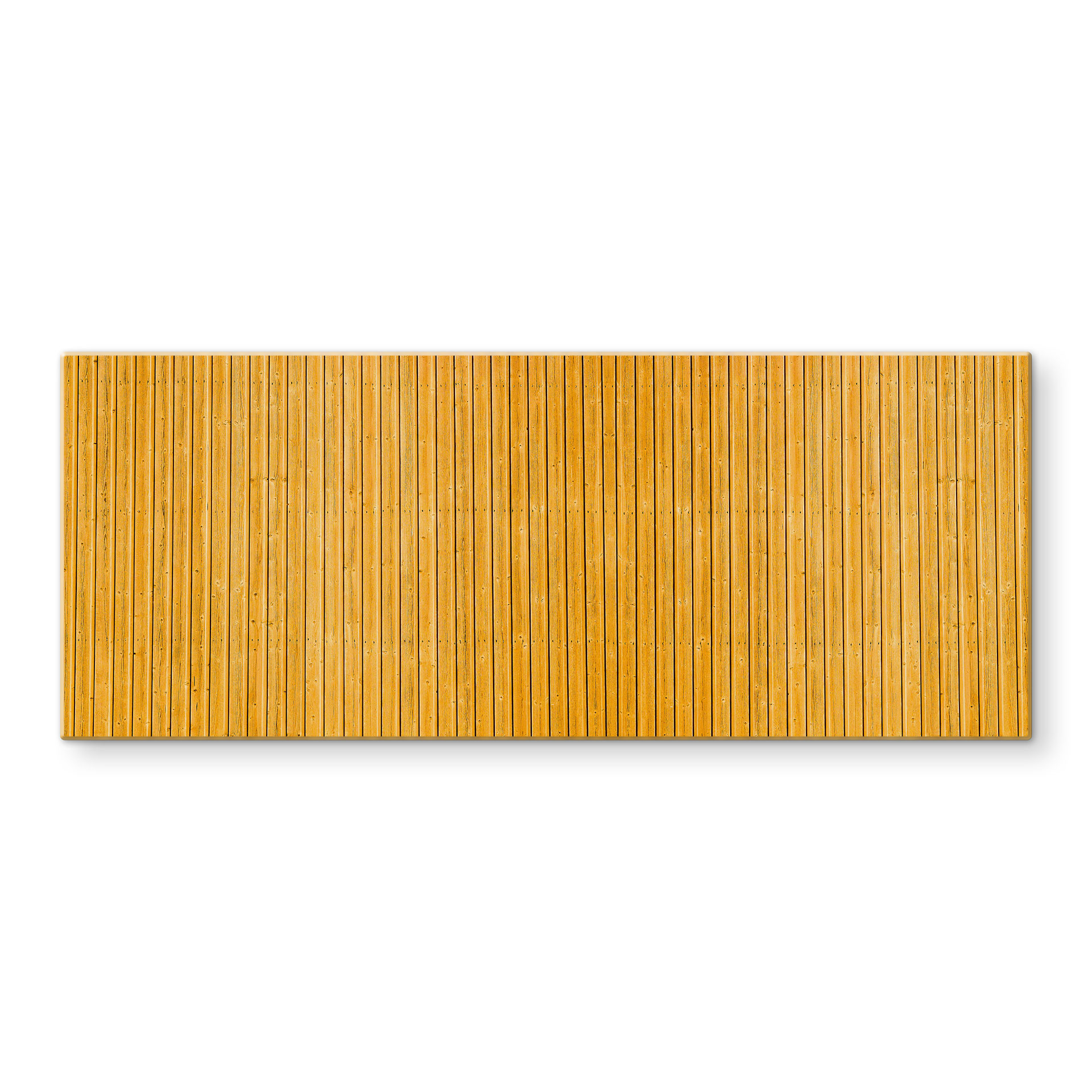Spritzschutz gelbes Holz - Panorama