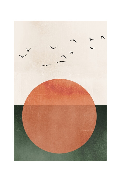Plakat kunsttryk Kubistika - Rising, plakat (40 x 60 cm)