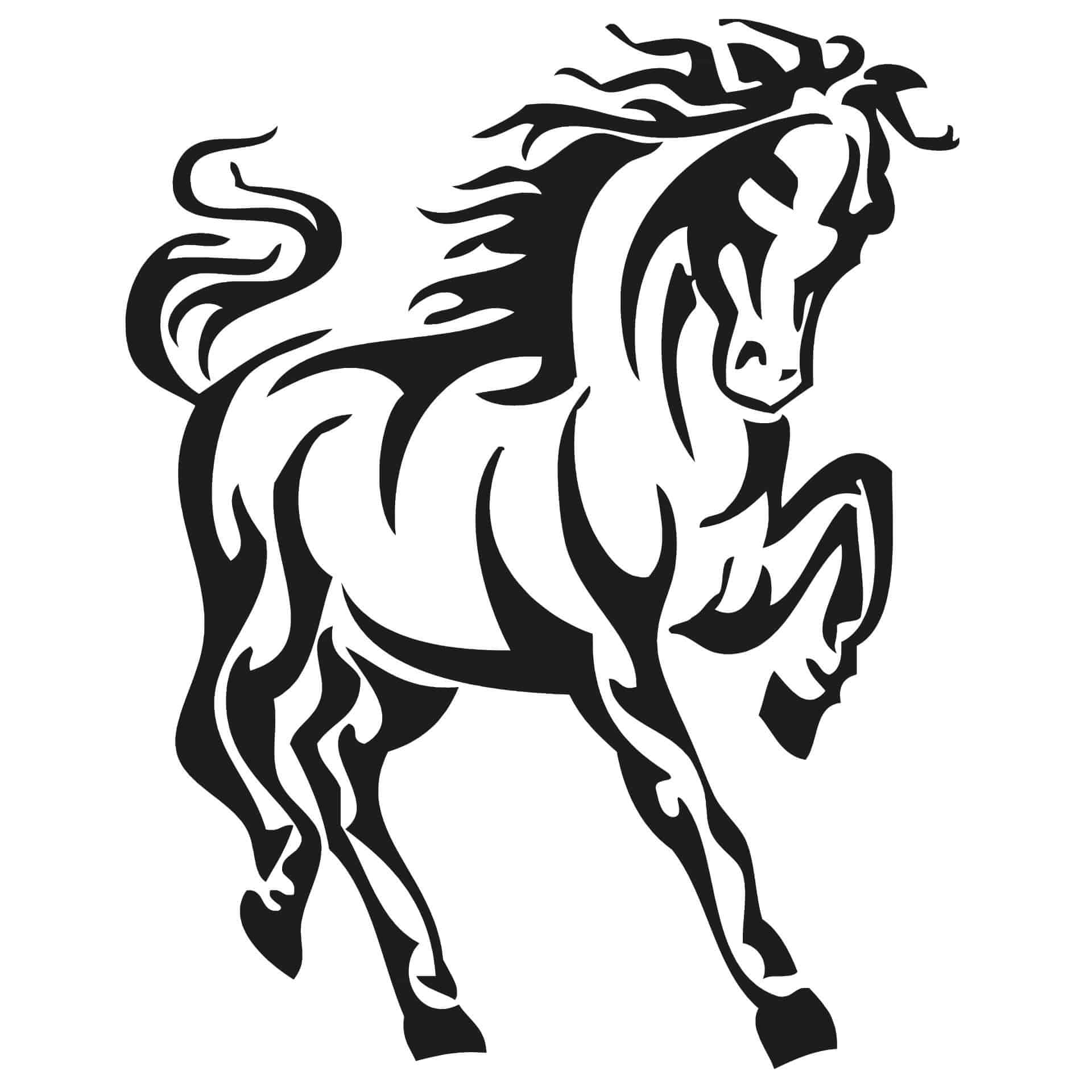 Wallsticker Stolt hingst