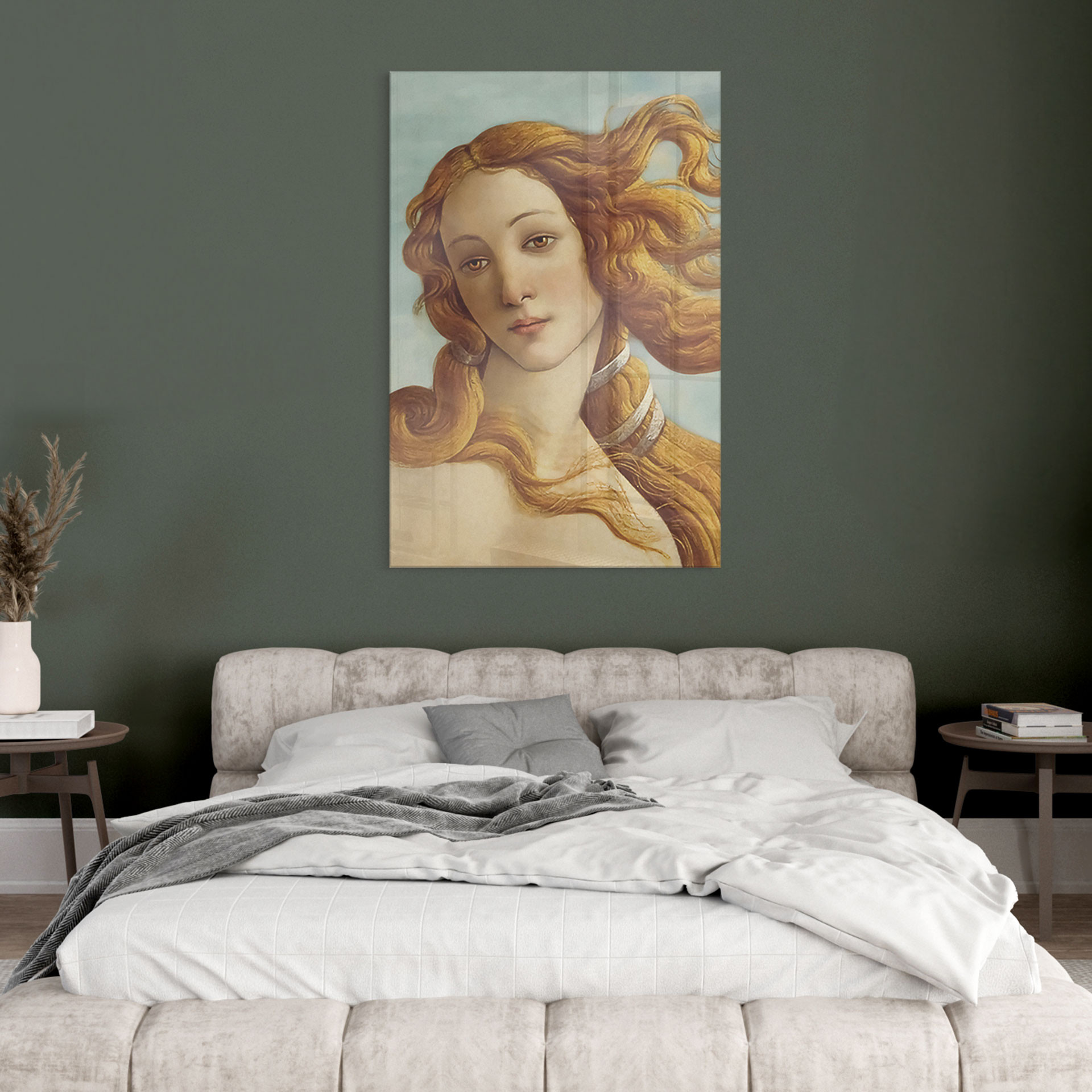 Akrylbillede Portræt af Venus - Inspireret af Botticelli