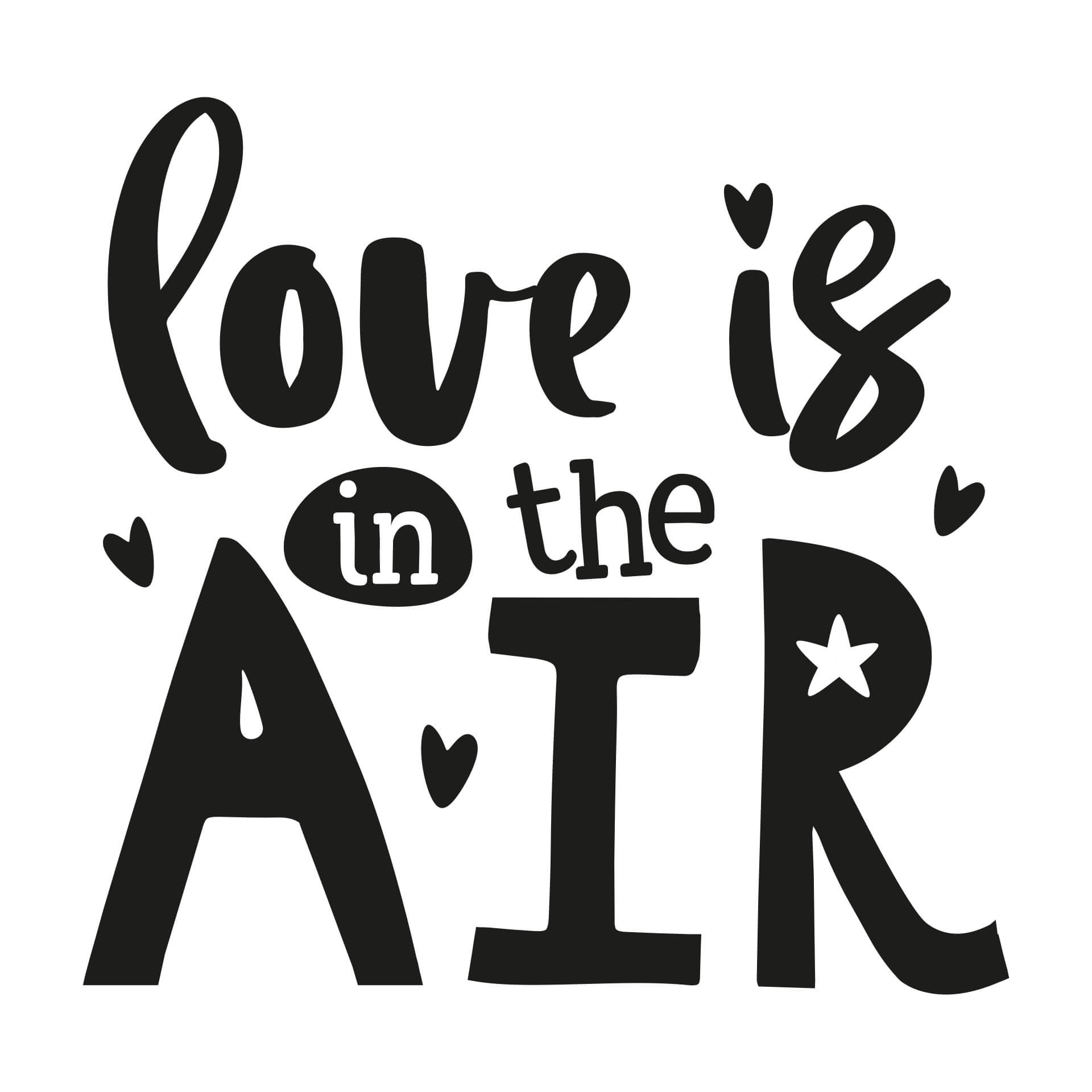 Adesivo murale - Love is in the air