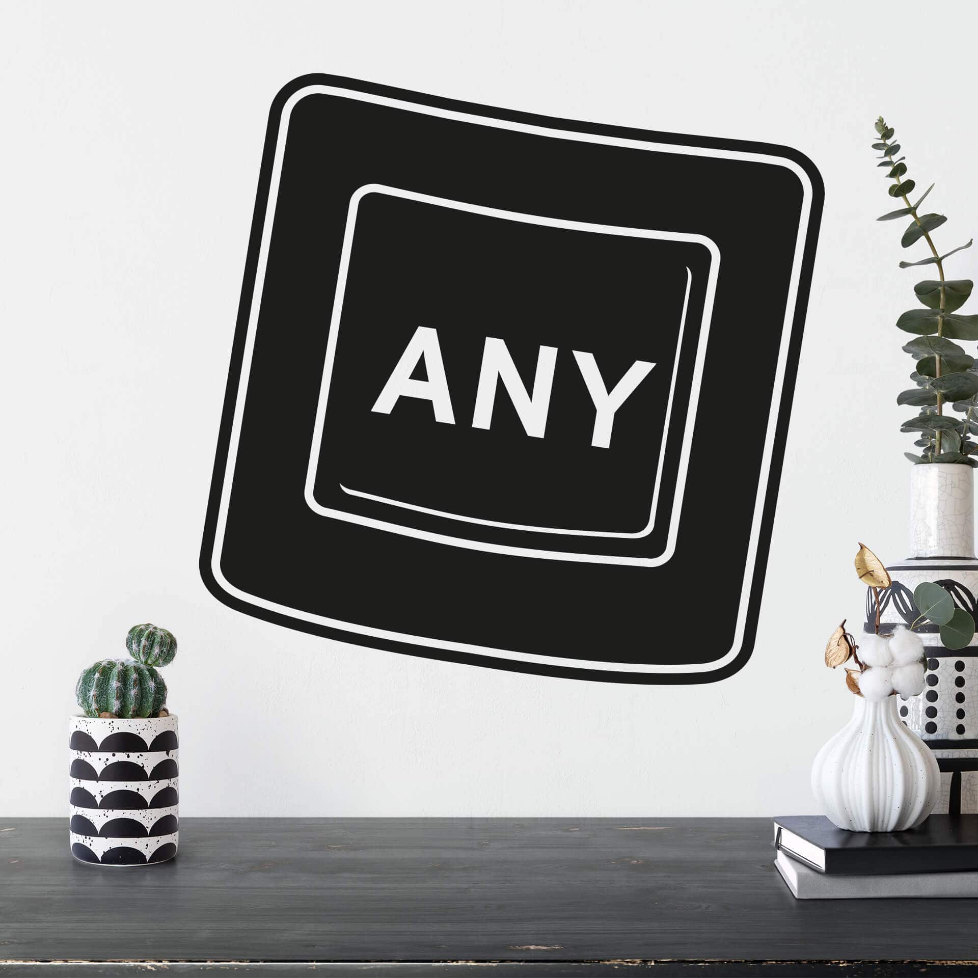 Sticker mural - Any Key