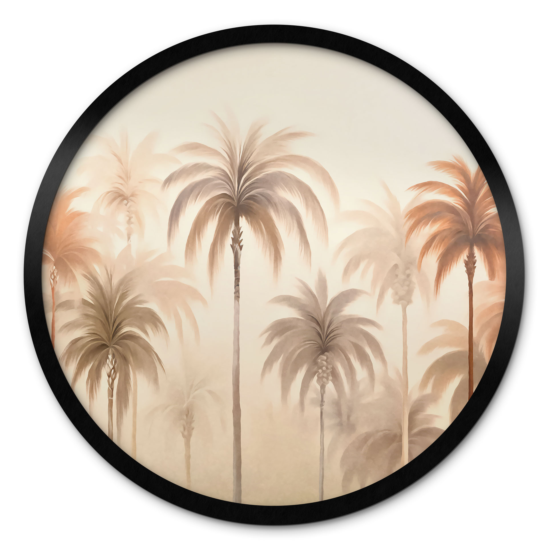 Poster Paysage tropical avec palmiers - Haase