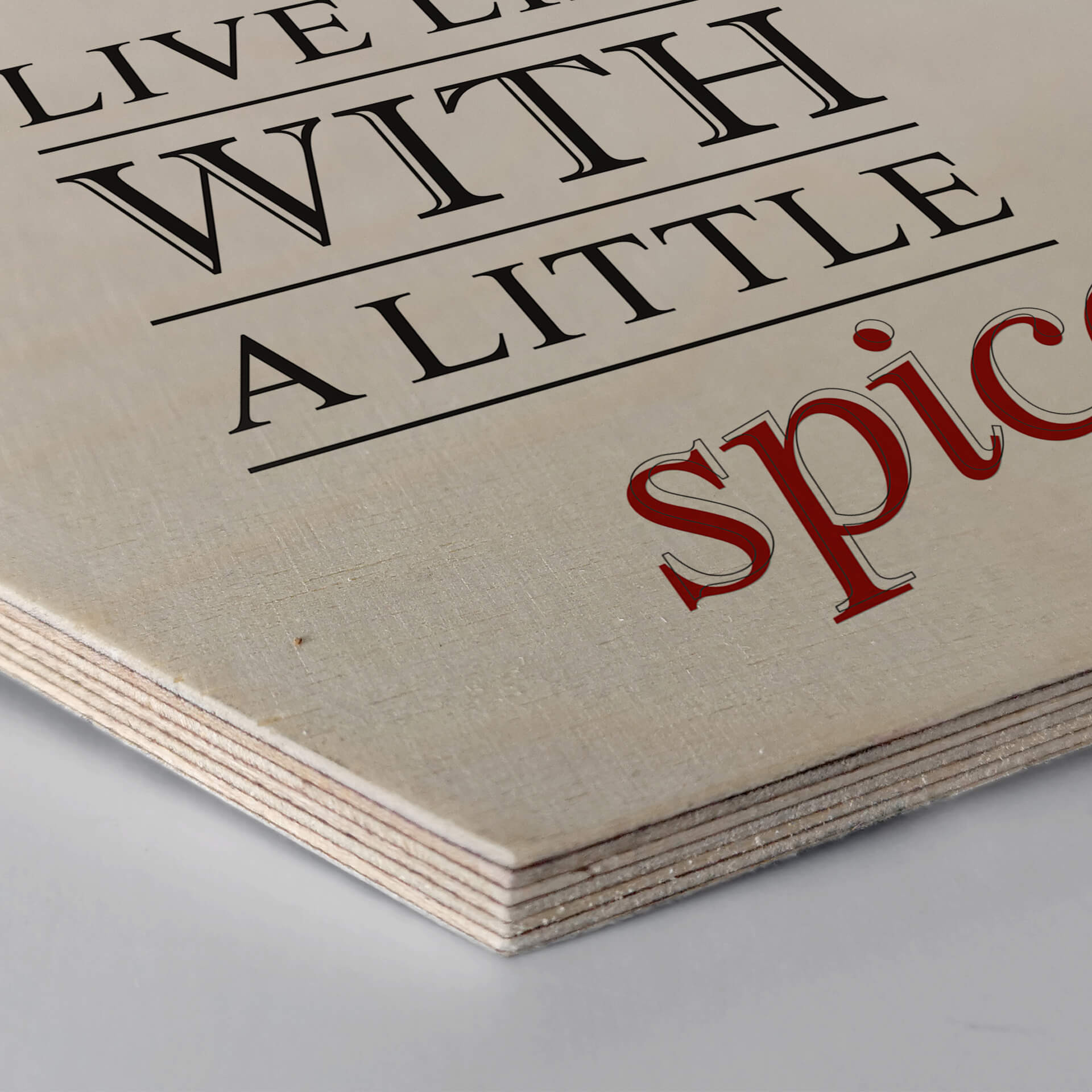 Esagoni in legno – Live life whith a little Spice