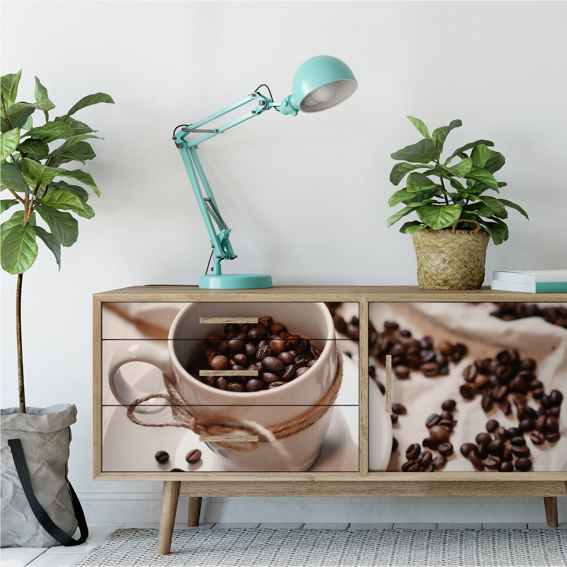 Wallprint Kaffee Zauber - Panorama
