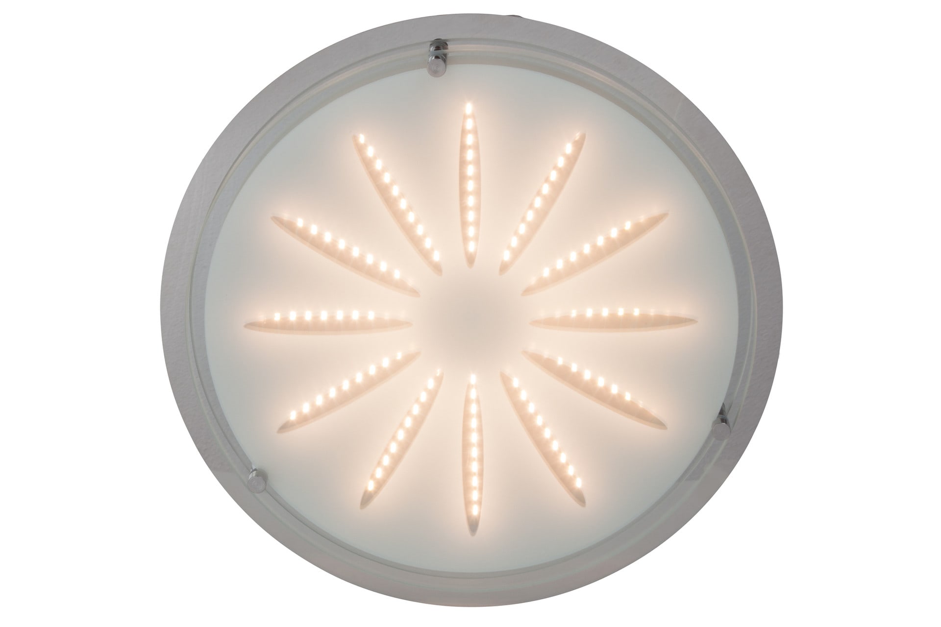 Wand- und Deckenleuchte Dora, metallic, 5,5 x 33 cm, Glas Deckenlampe