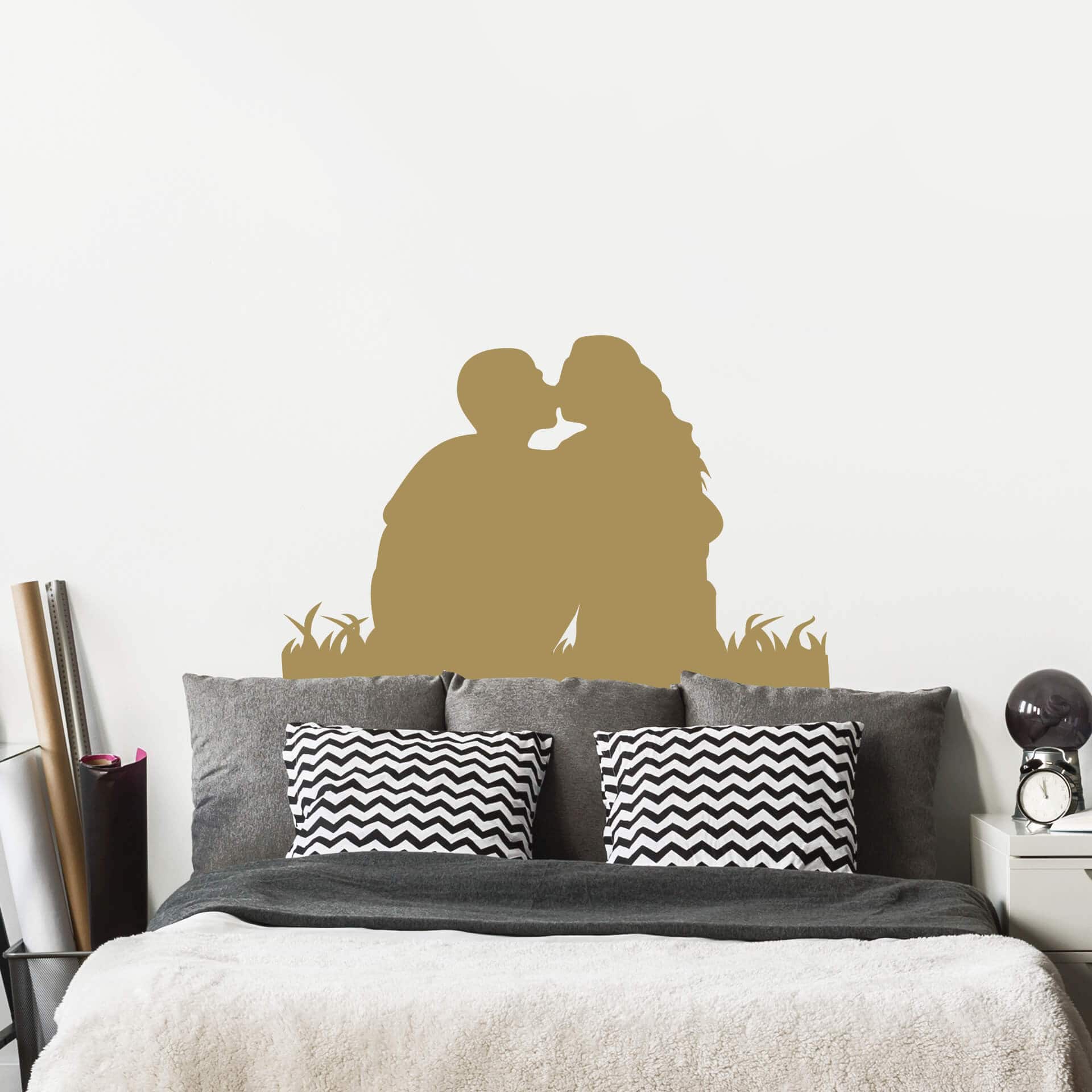 Wallsticker Kyssende Kærester 1