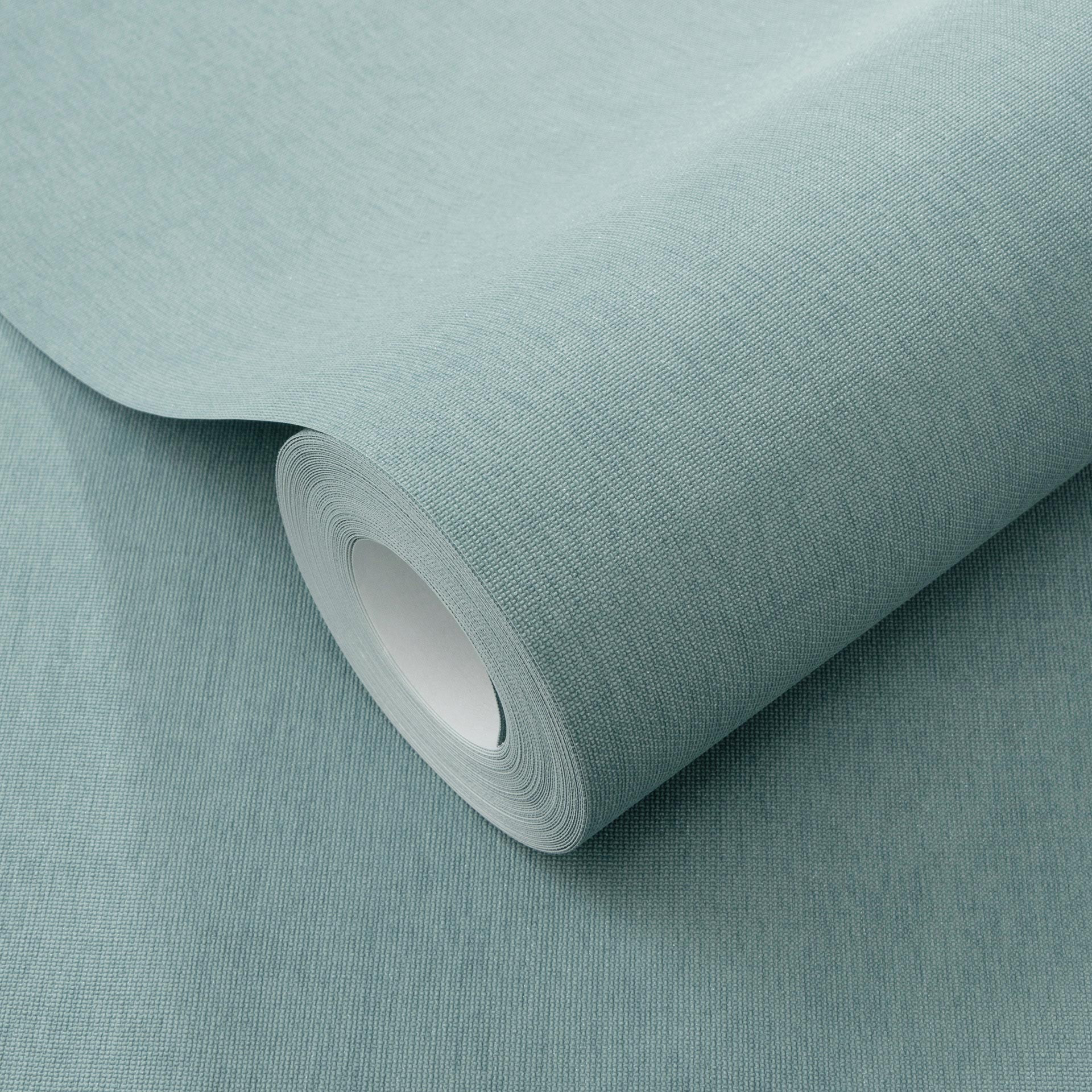 Vliesbehang, uni behang Aurora blauw
