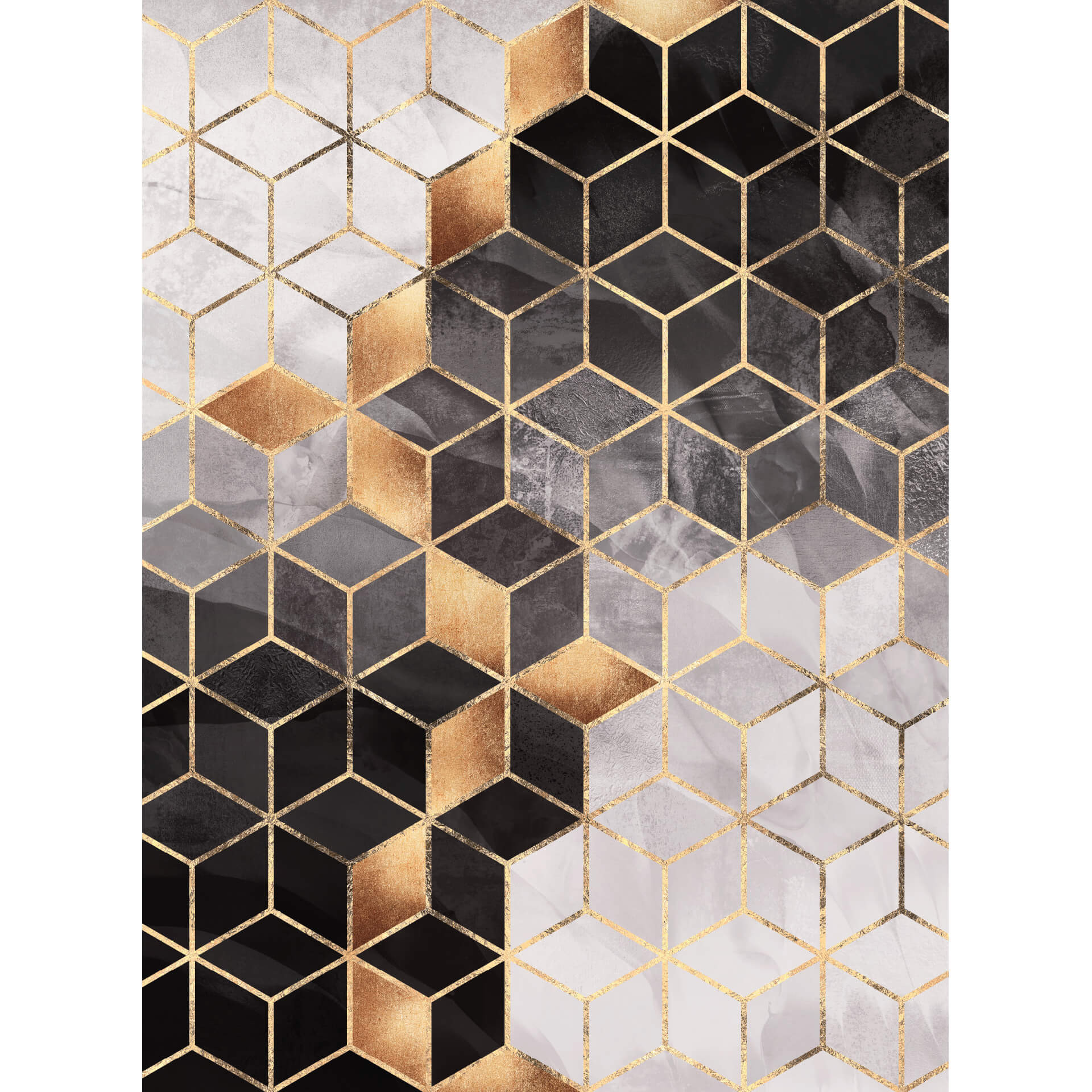 Fotobehang Fredriksson - Smoky Cubes