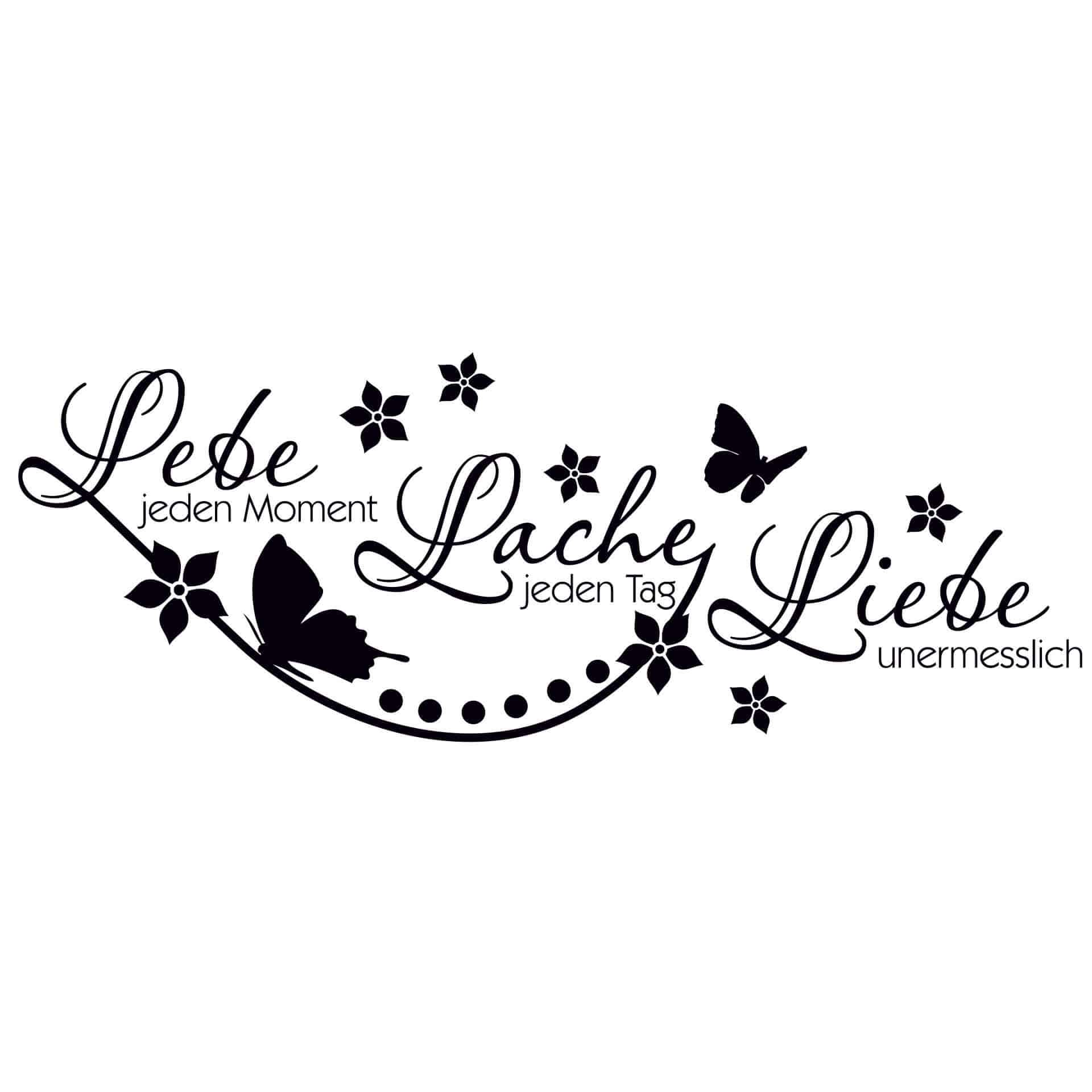 Wandtattoo Lebe jeden Moment... 2