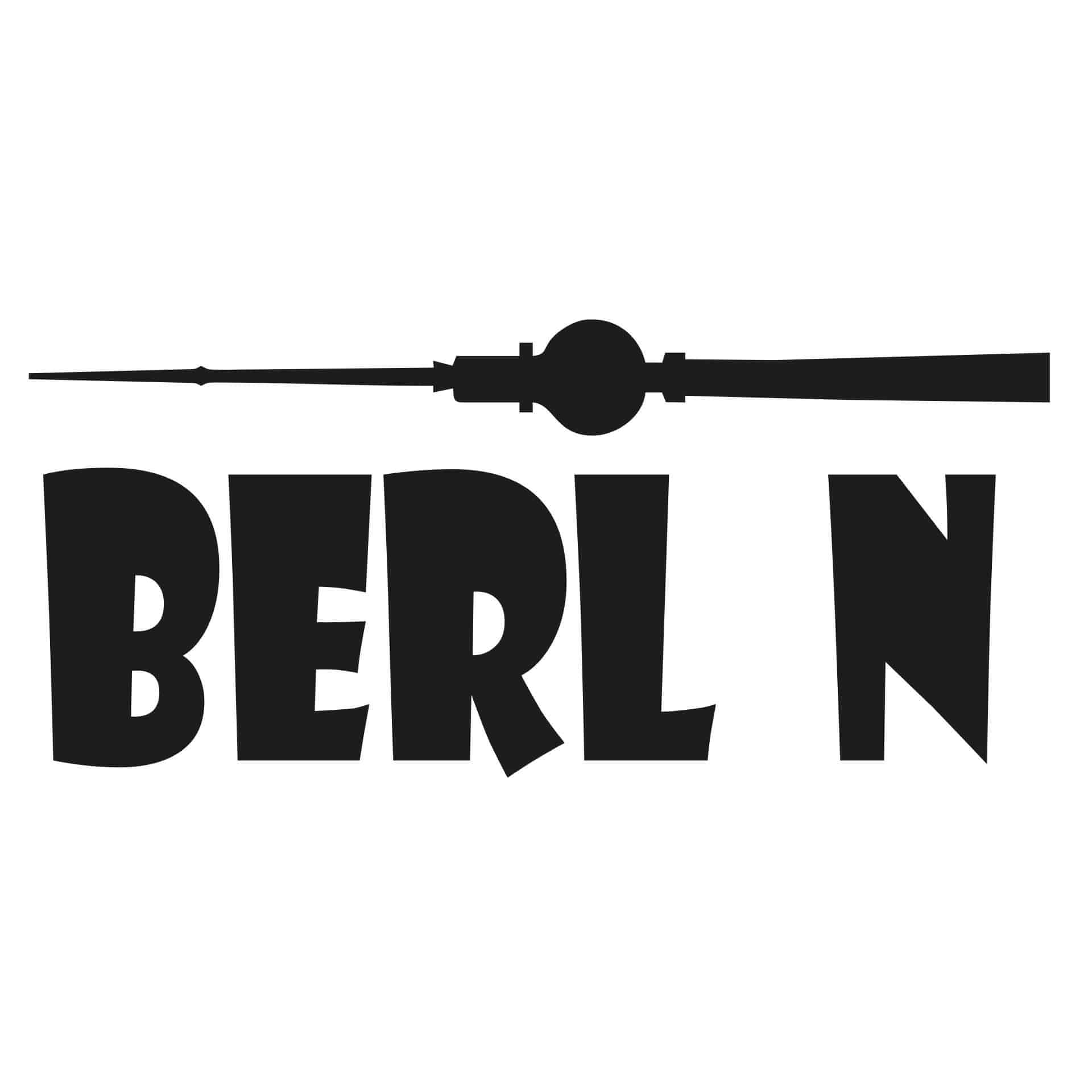 Wandtattoo Berlin Schriftzug