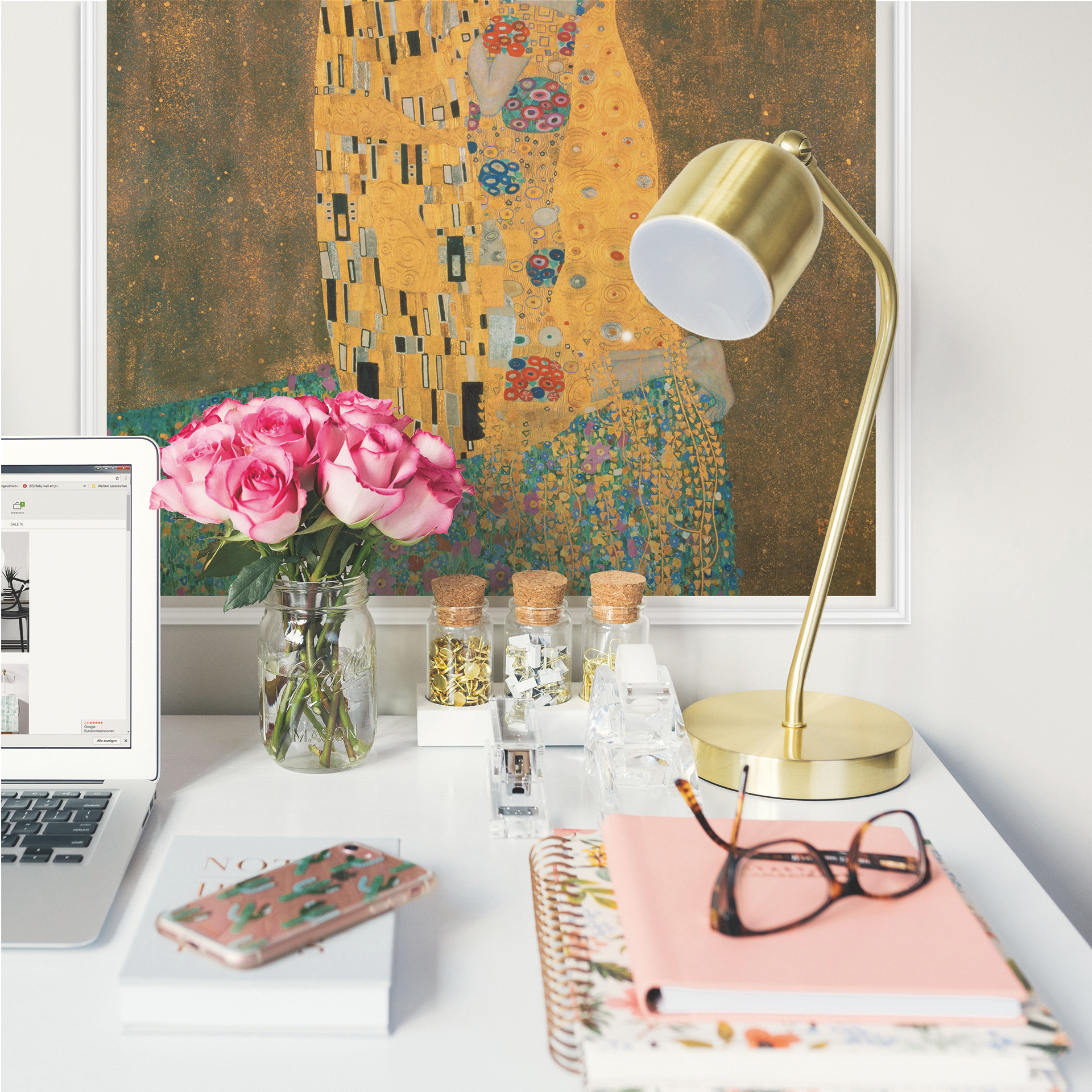 Wallprint W - Klimt - Der Kuss