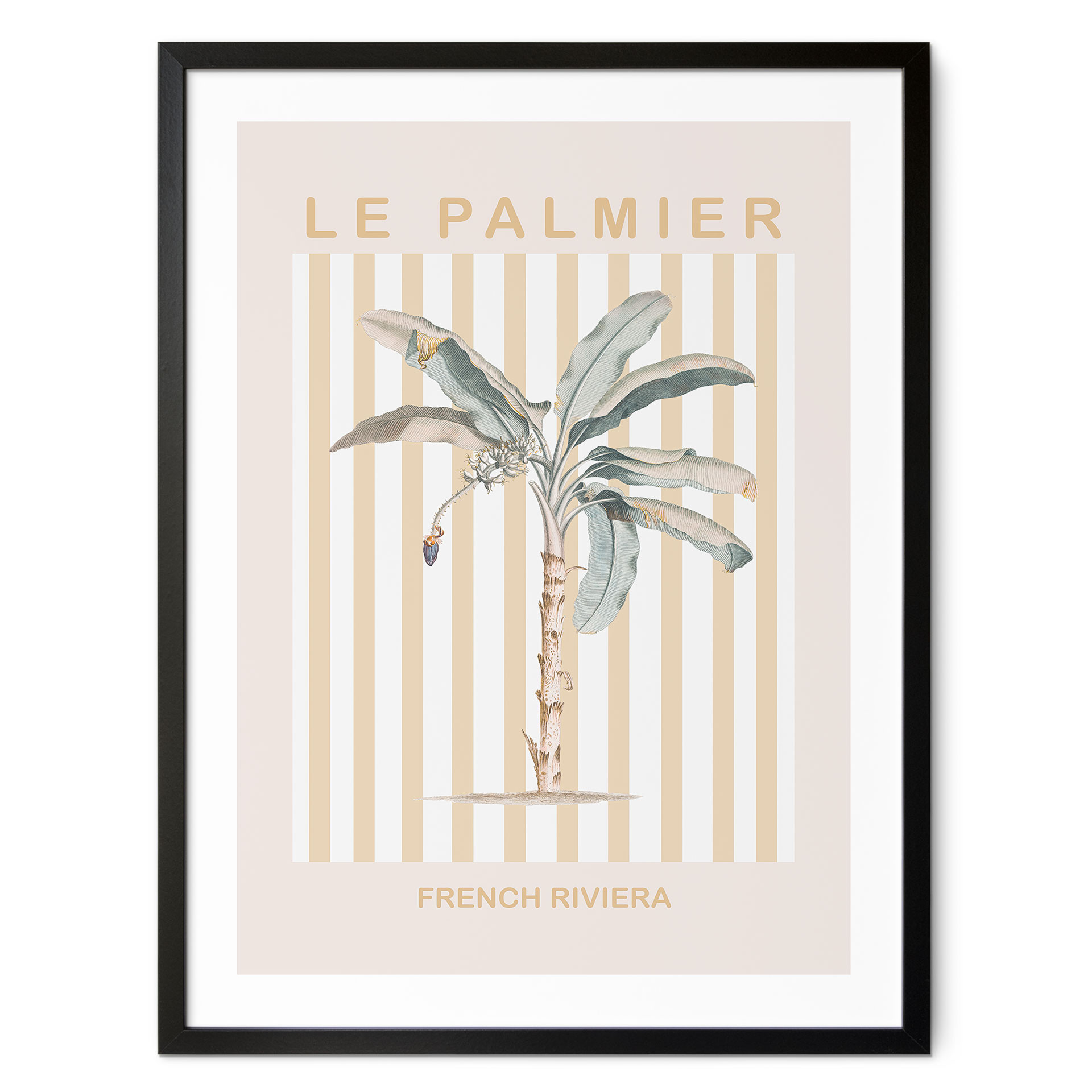 Poster Palmier sur la Côte d'Azur - Grace Digital Art