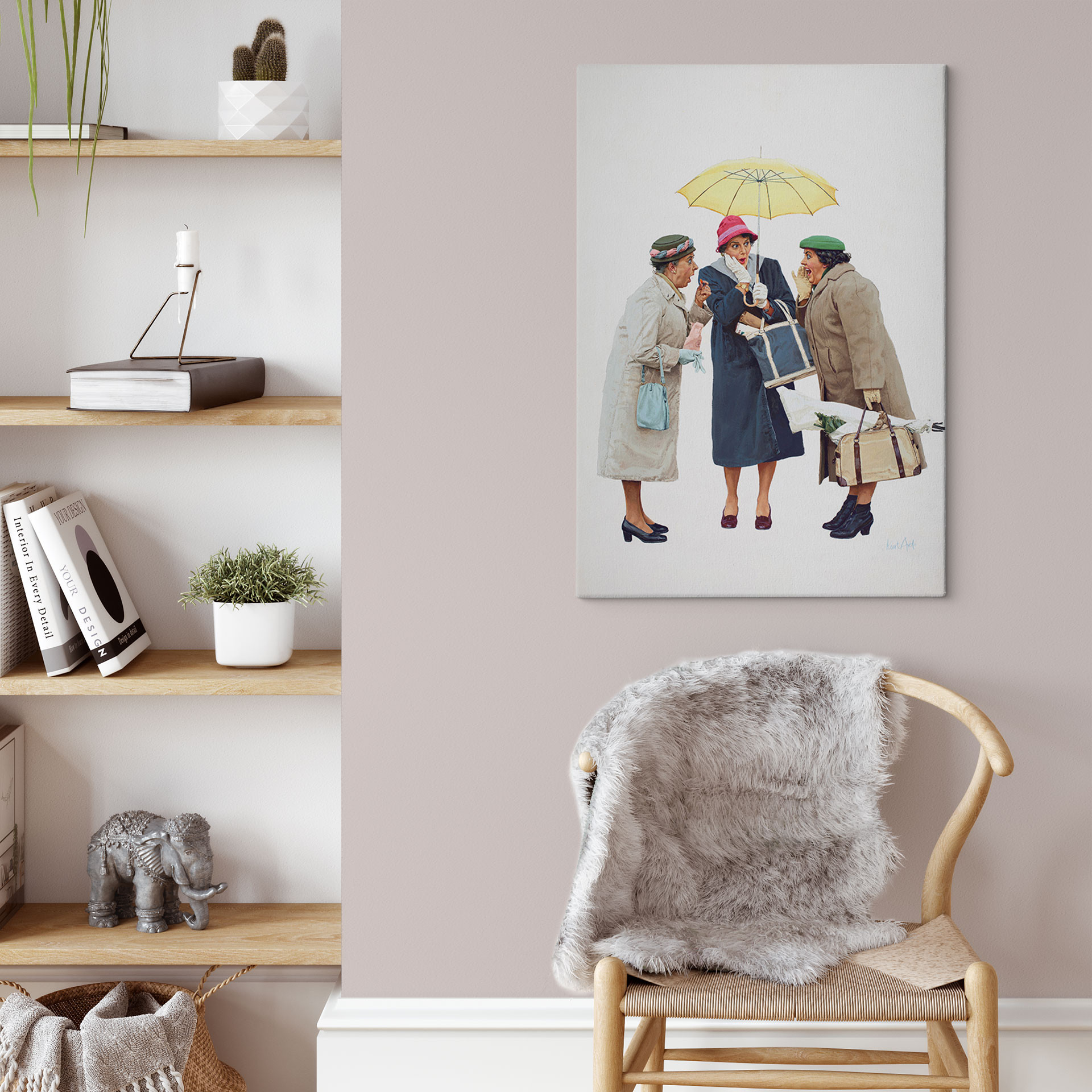 Leinwandbild Kurt Ard - Stellt euch vor! (1960) - 70x100 cm