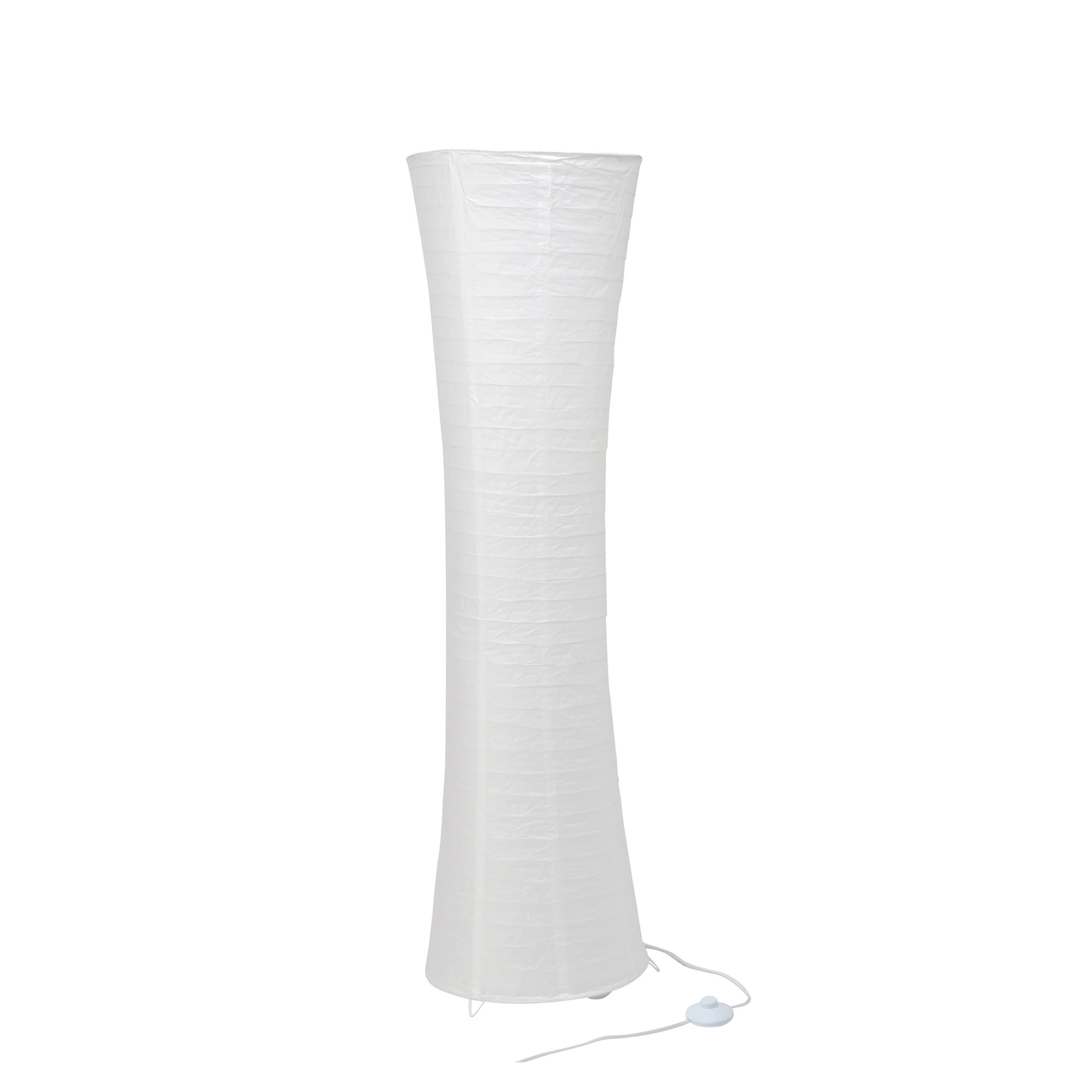 Stehleuchte Ayana, weiß, 125 x 34,5 cm, Papier Stehlampe