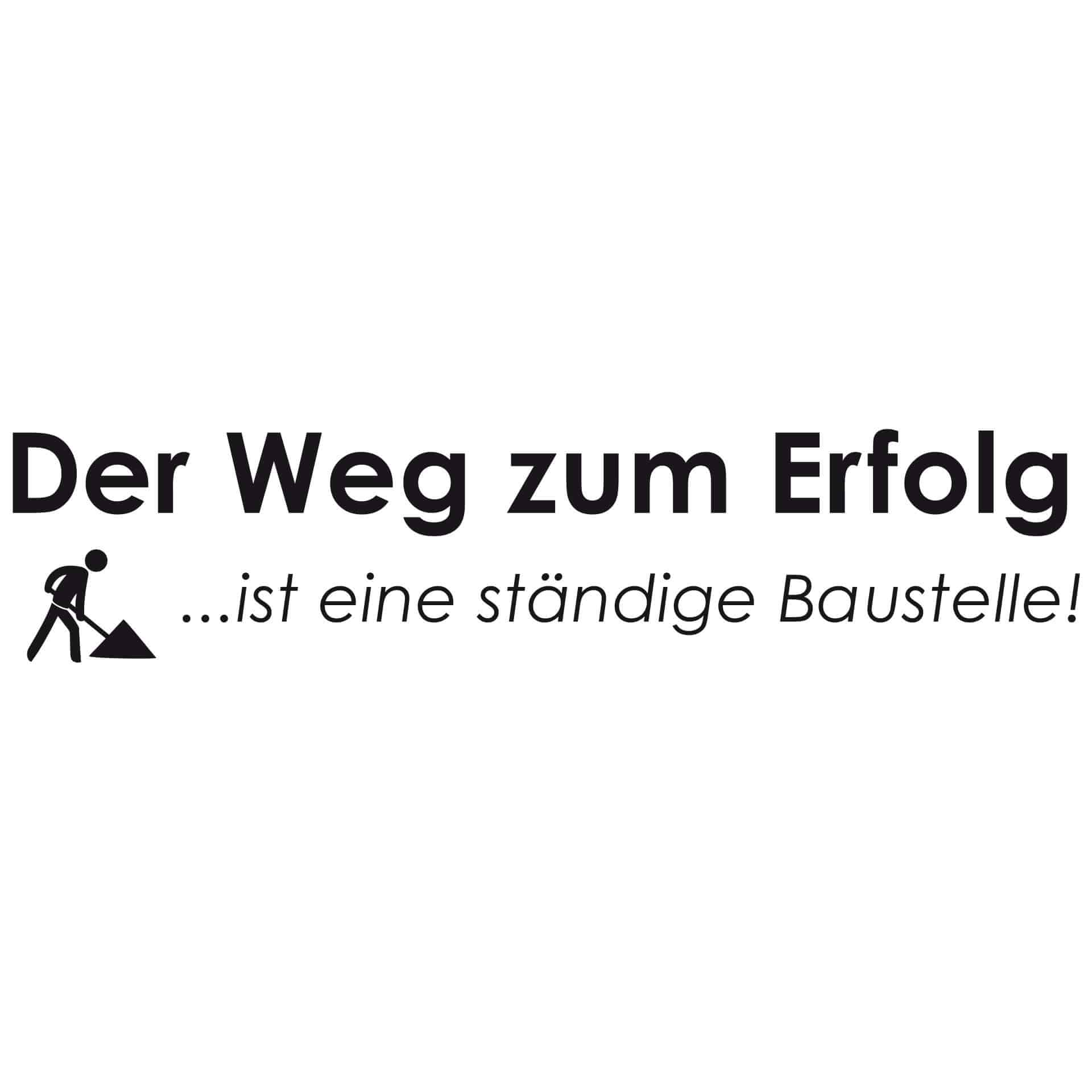 Wandtattoo Der Weg zum Erfolg...