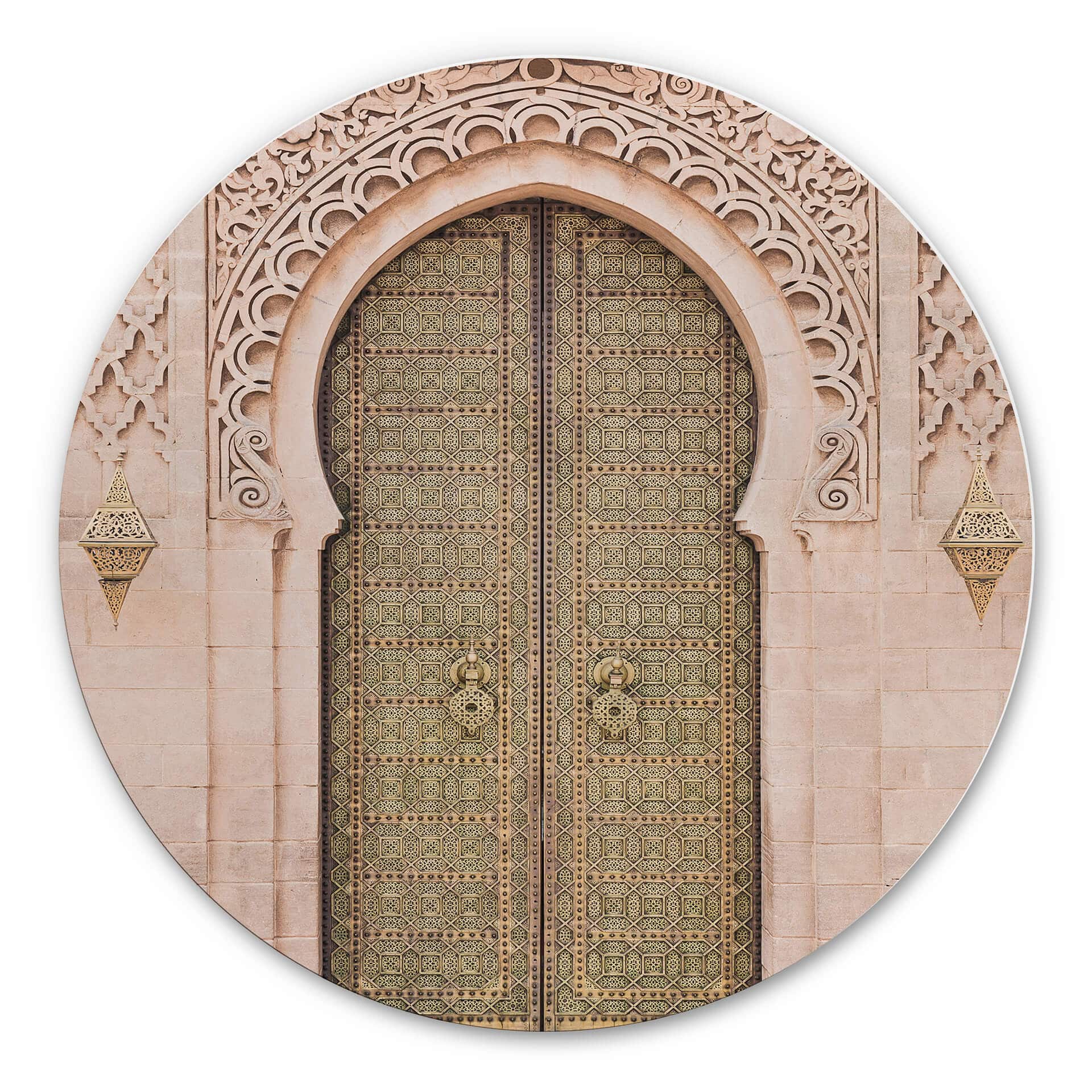 Wandcirkel Sisi & Seb - Moroccan Door