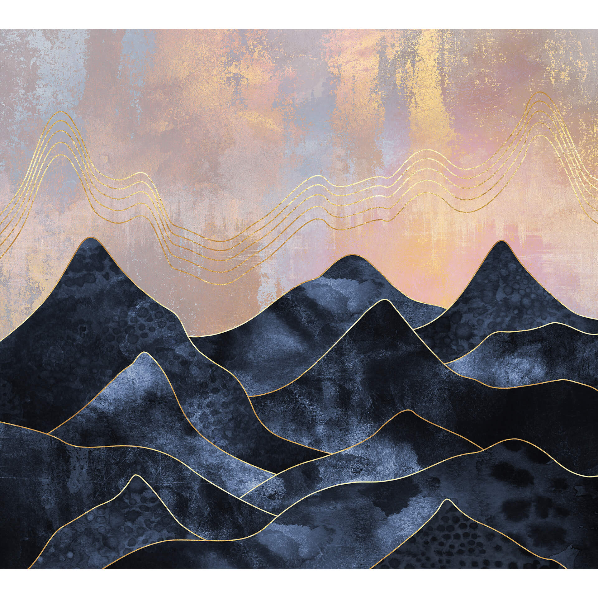 Fotobehang Fredriksson - Marble Mountains