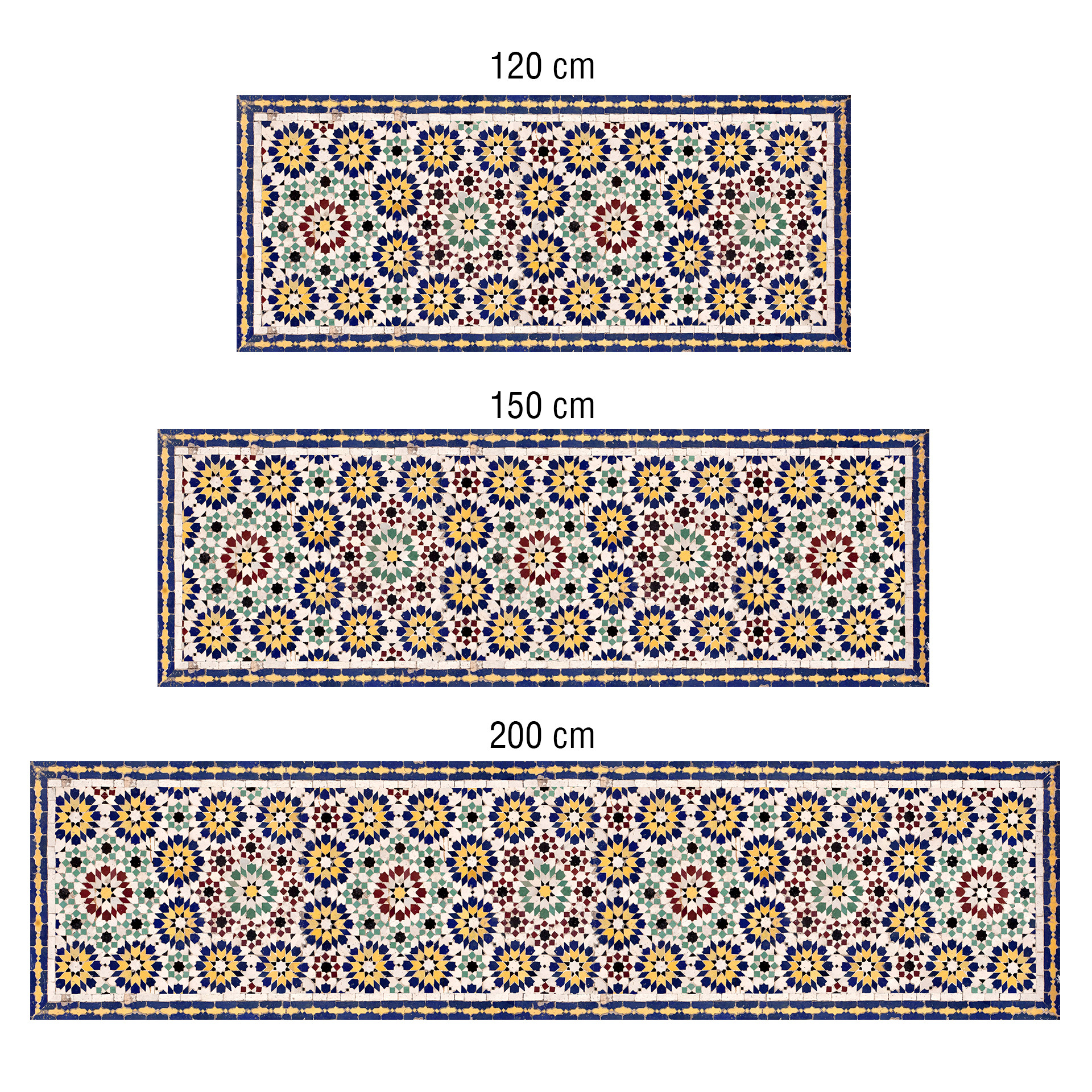 Küchenrückwand - Alu-Dibond - Orientalische Kacheln 01