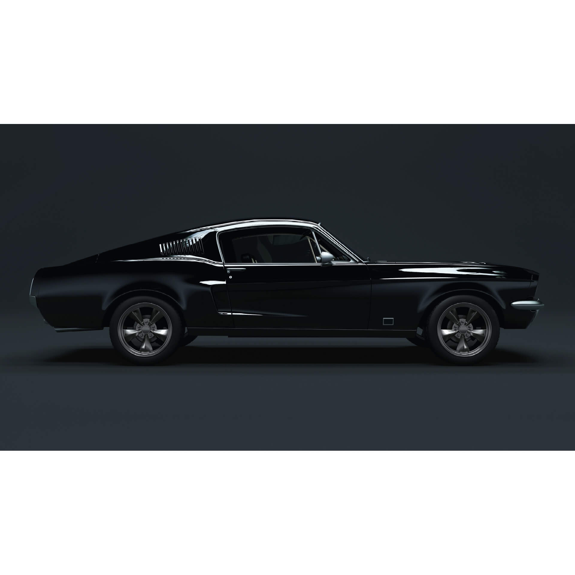 Fotobehang Muscle Car