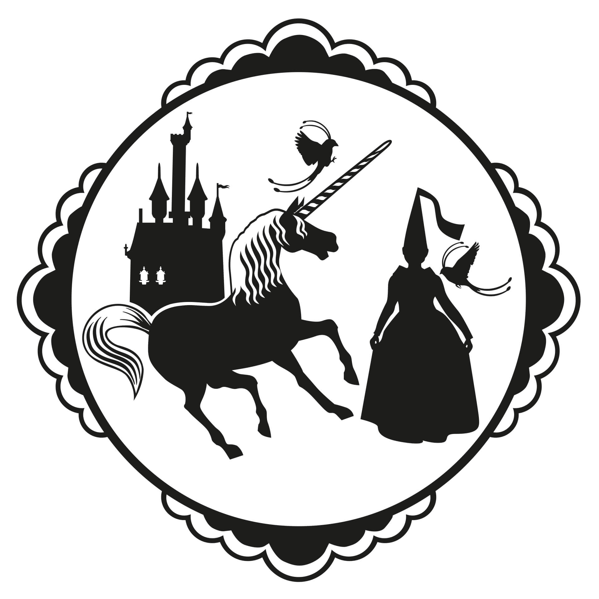 Wandtattoo Märchenwelt Einhorn