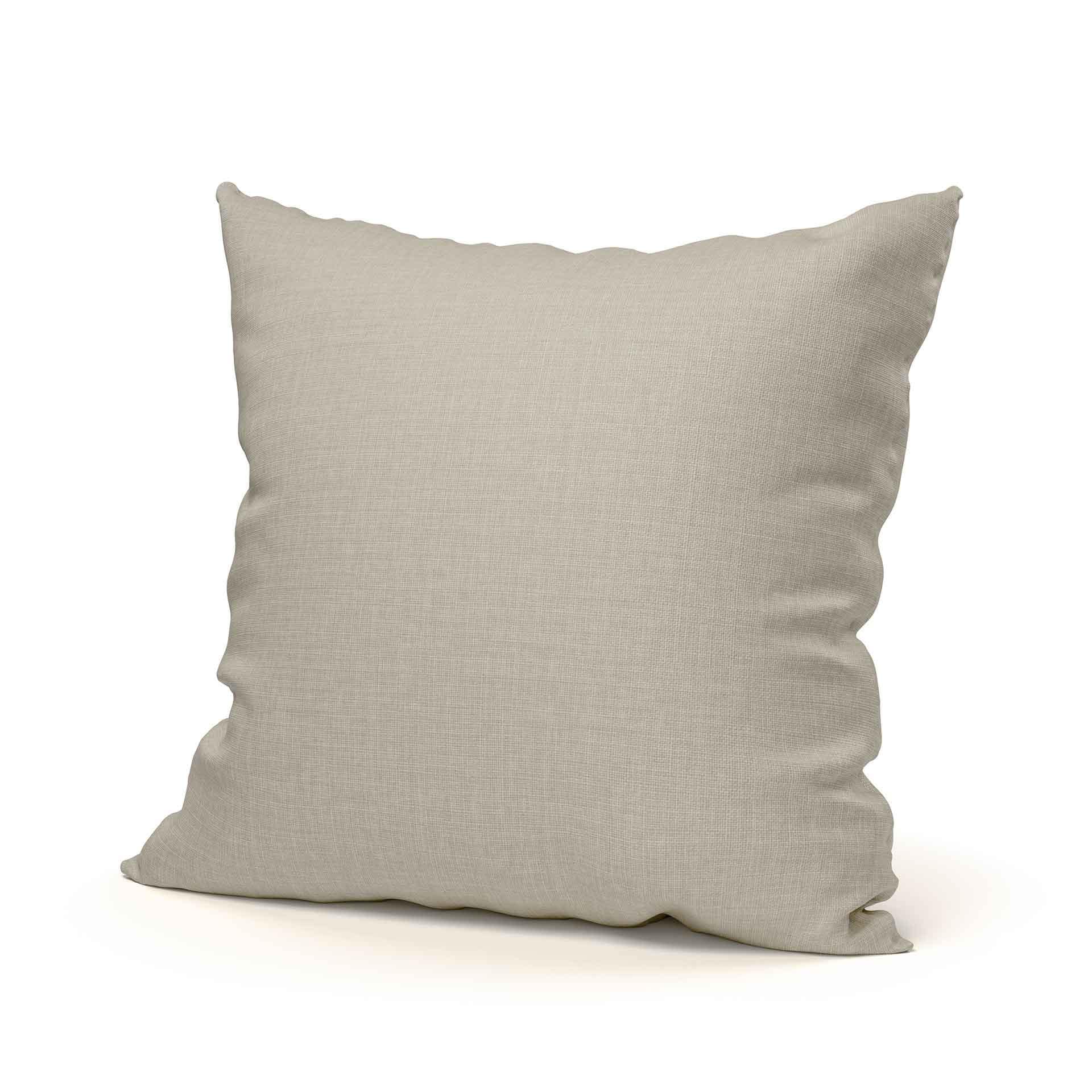Uni Kissenhülle in beige in 40x40 cm