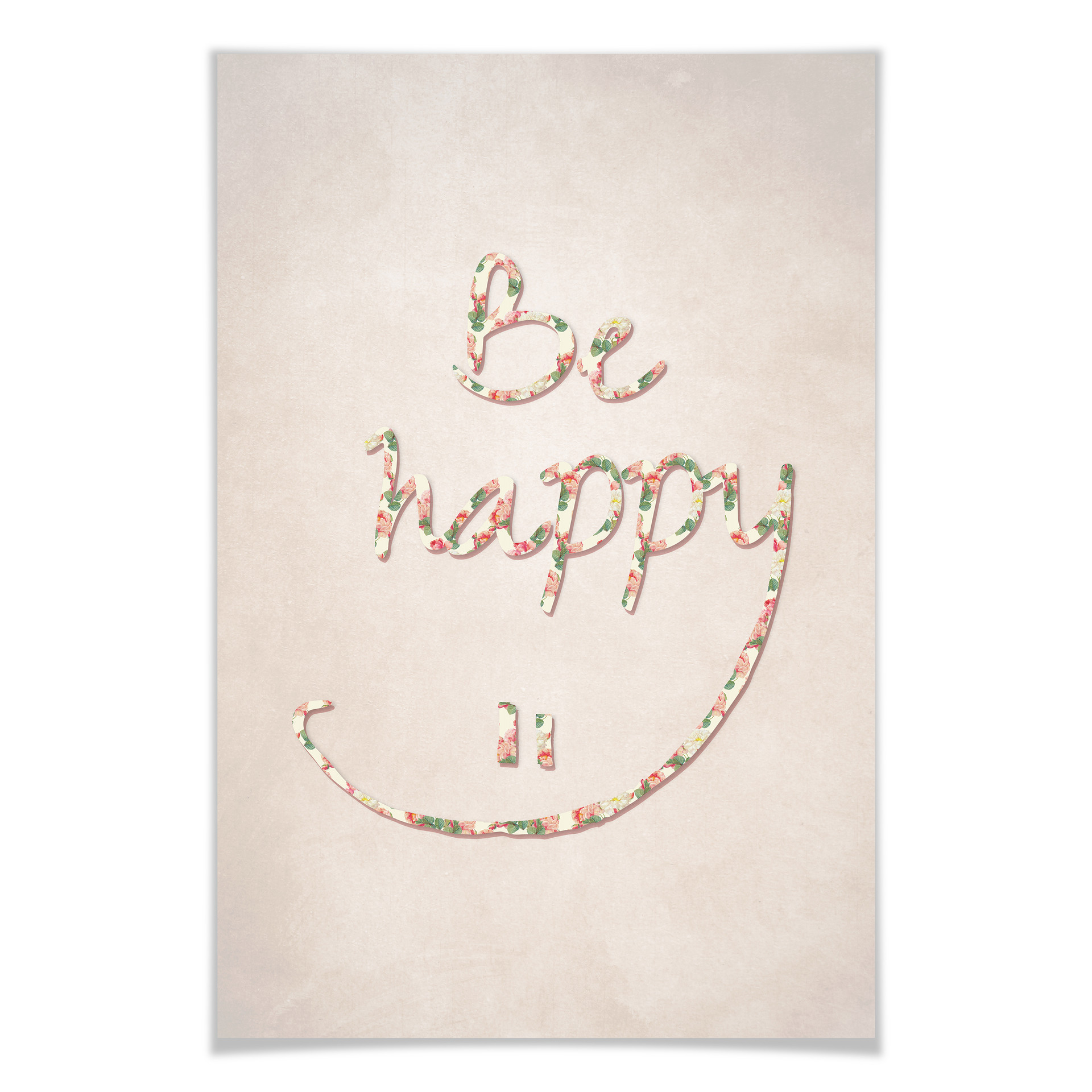 Poster Be happy