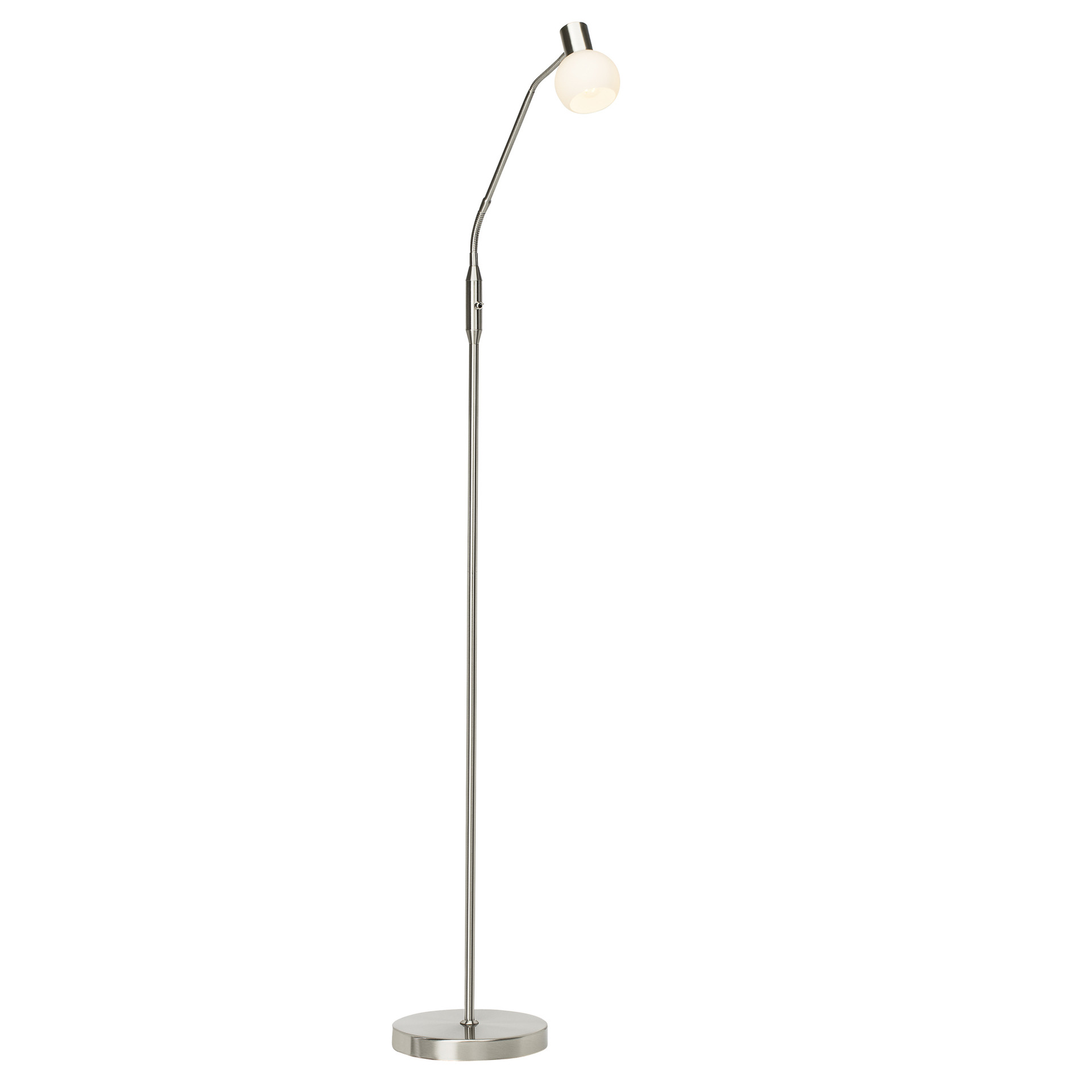 Stehleuchte Malou, metallic, 140 x 22,5 cm, Glas Stehlampe