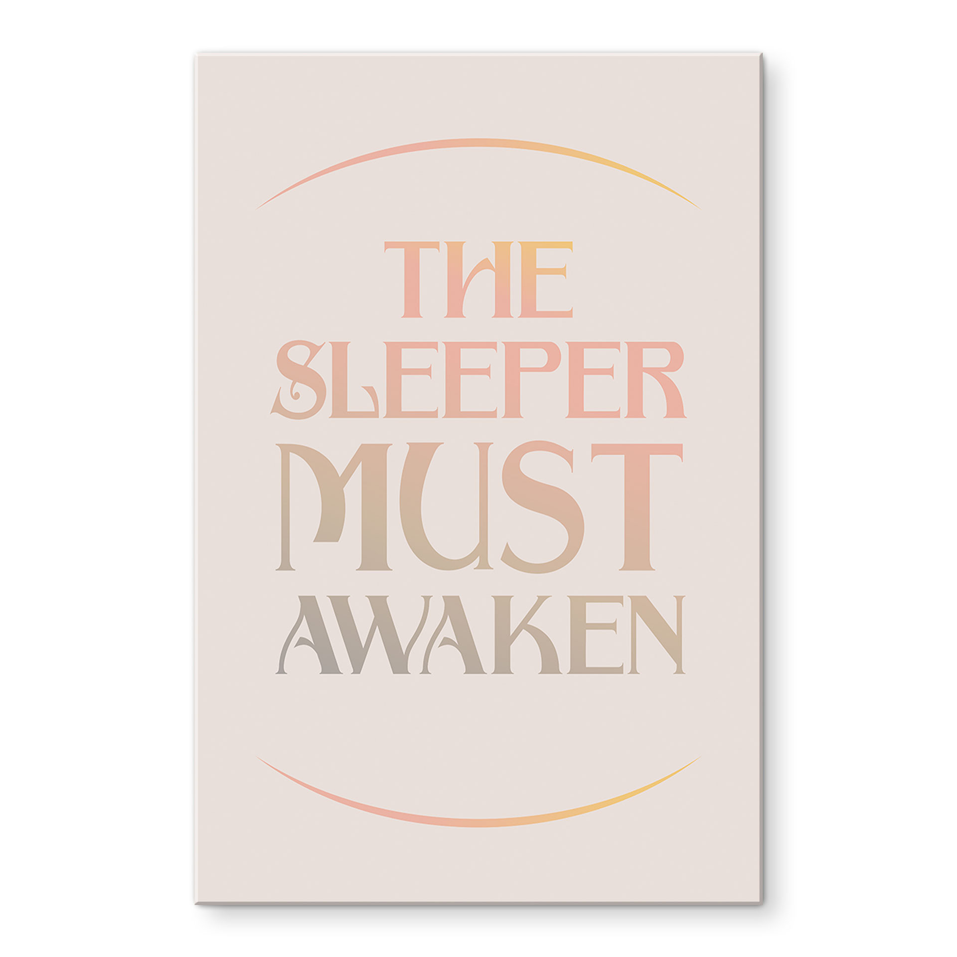 Akrylbillede Filmcitat fra Dune - The Sleeper must awaken