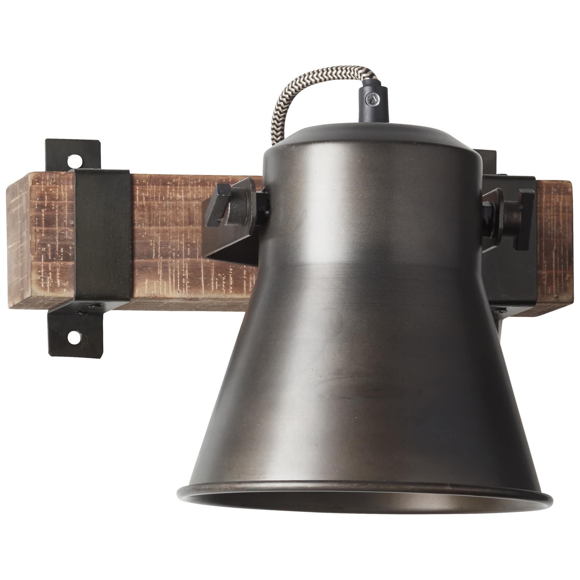 Wandspot Eva, metallic, 25 x 24 cm, Holz Spot