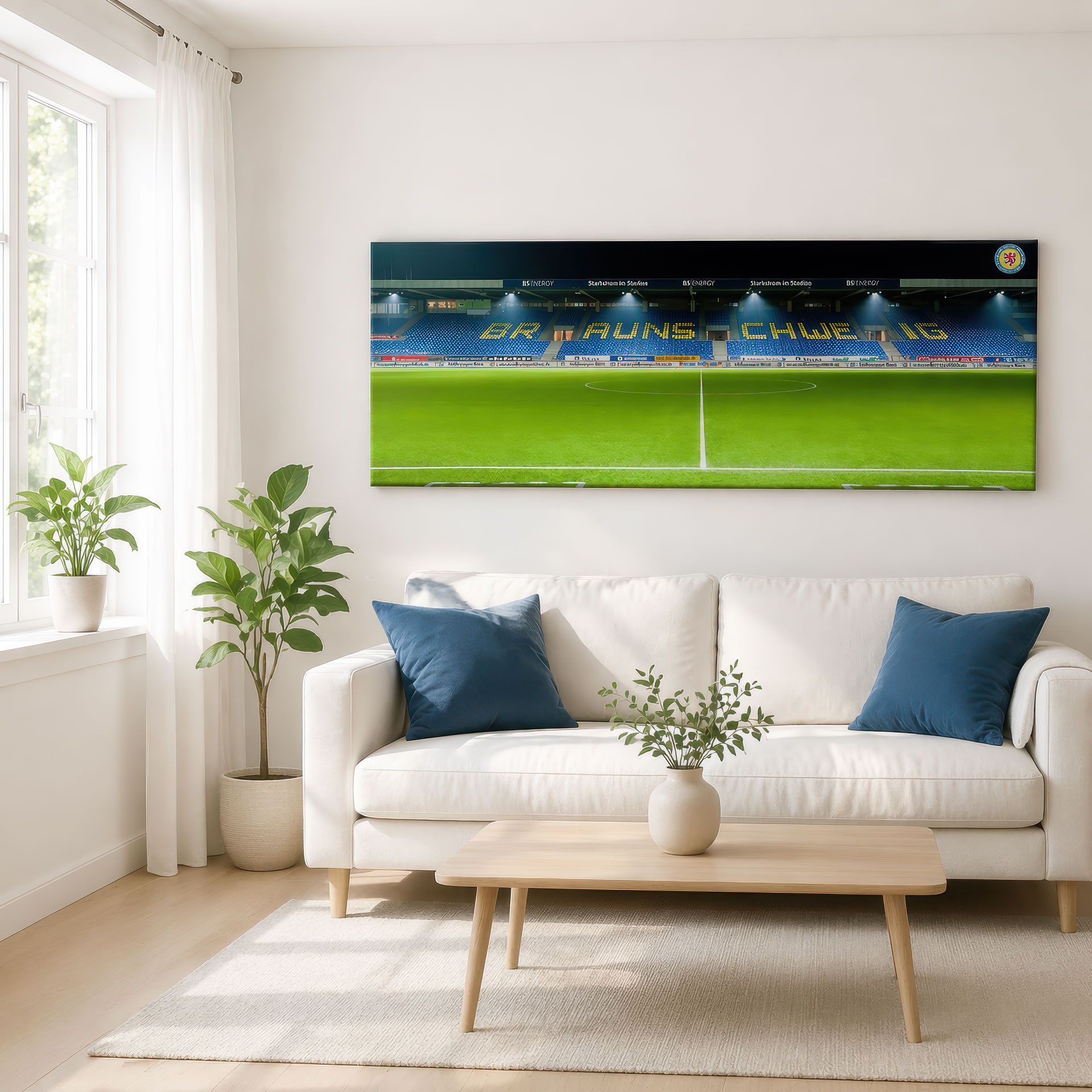 Leinwandbild Eintracht Braunschweig Tribüne Panorama