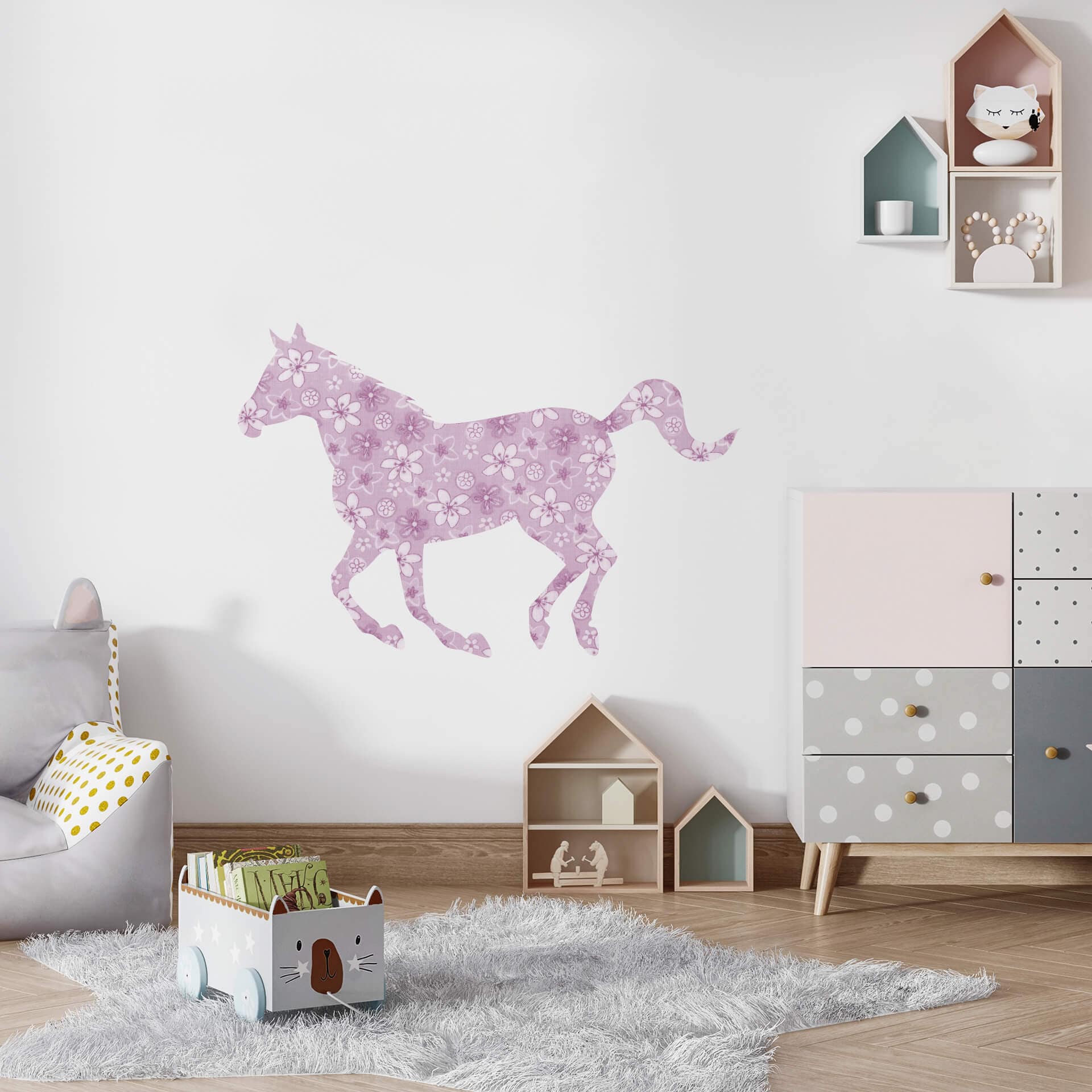 Hest (mønster) wallsticker