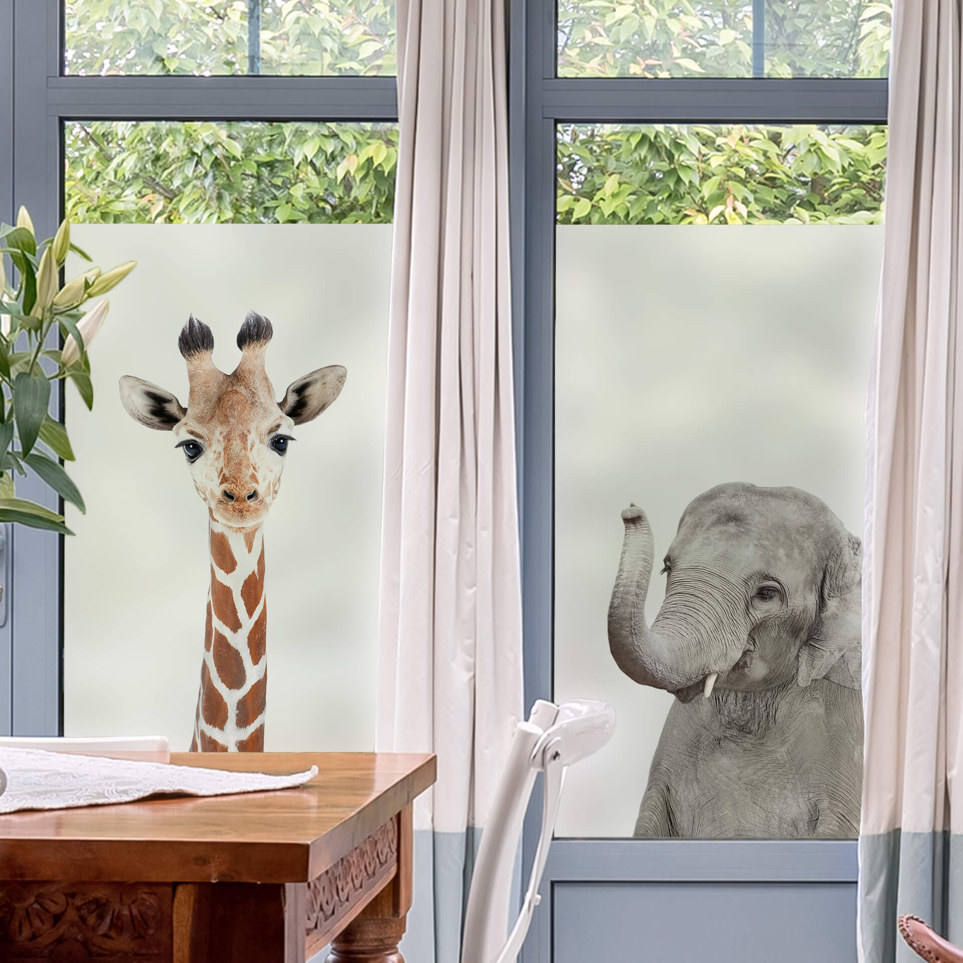 Raamsticker Sisi & Seb - Baby Elephant