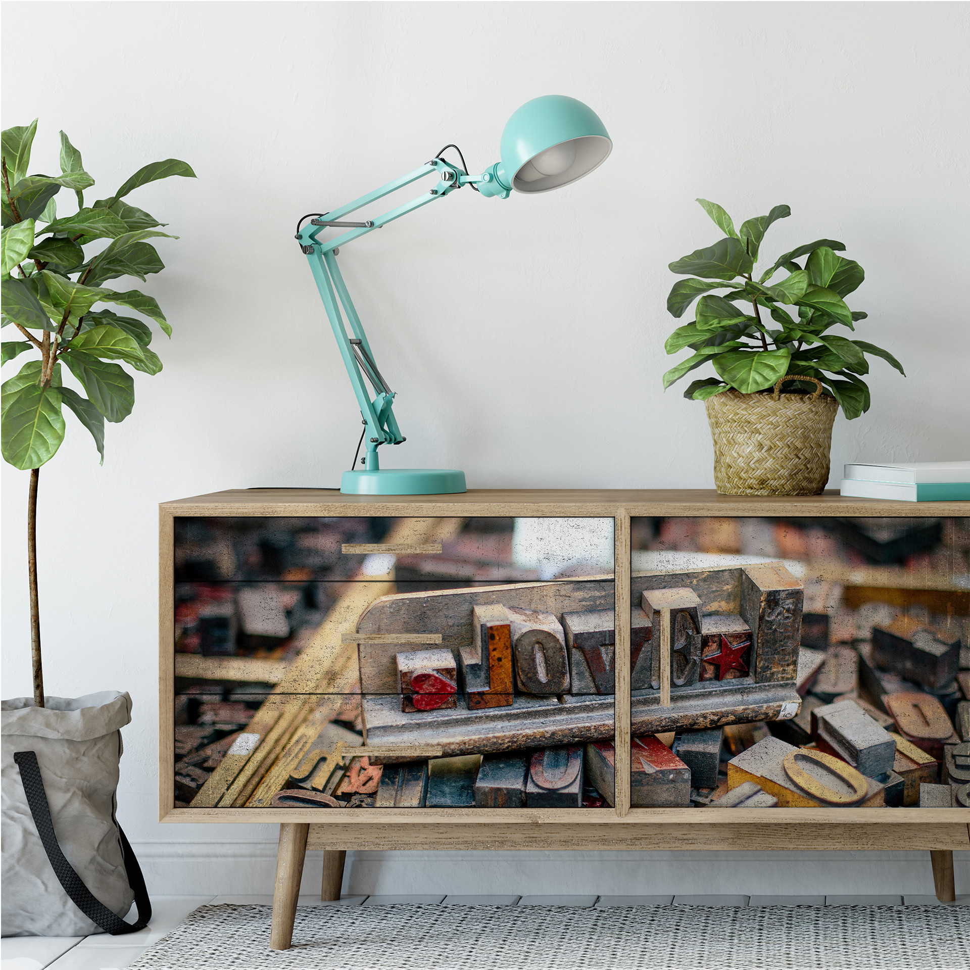 Wallprint Letternliebe - Panorama