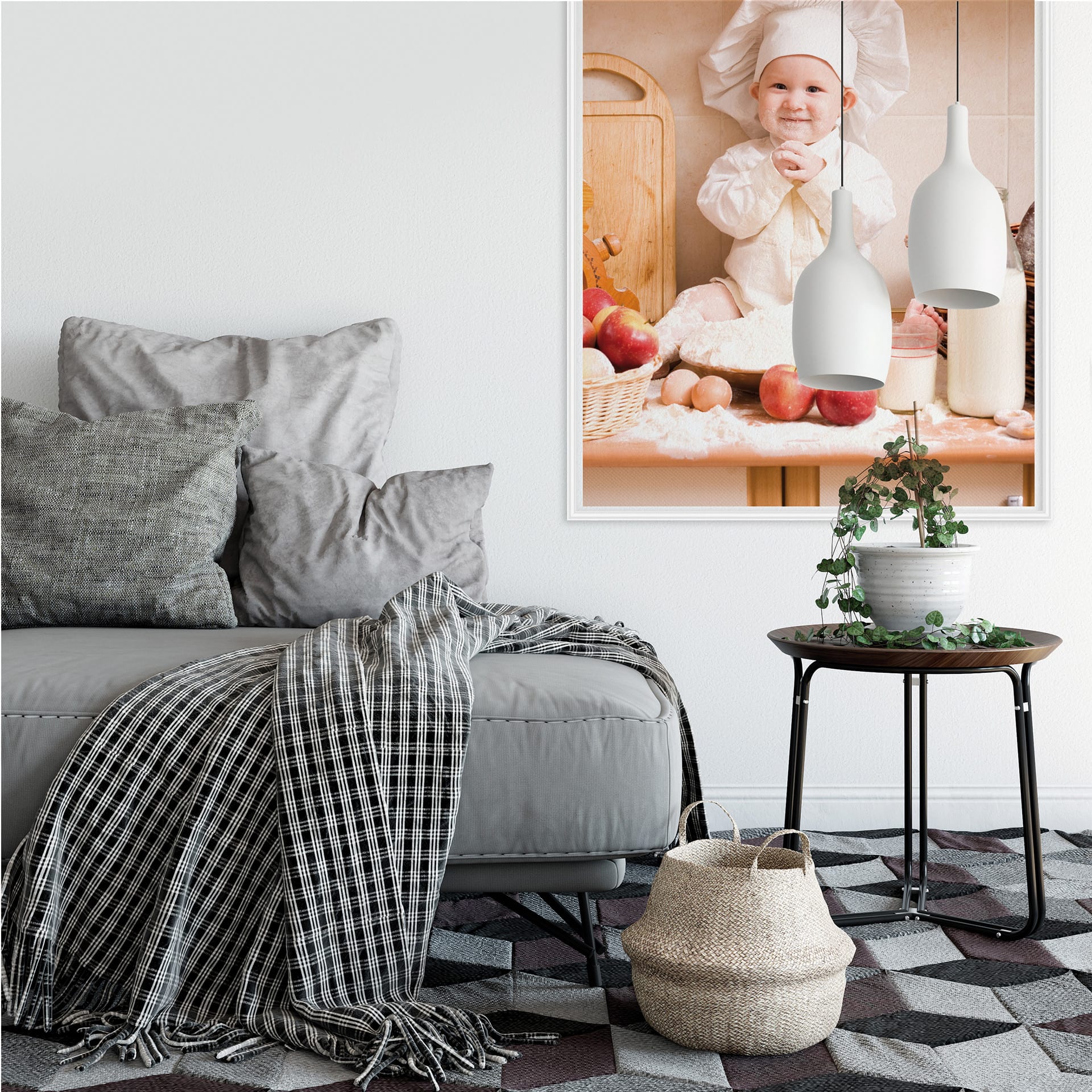 Wallprint W - Kleiner Bäcker