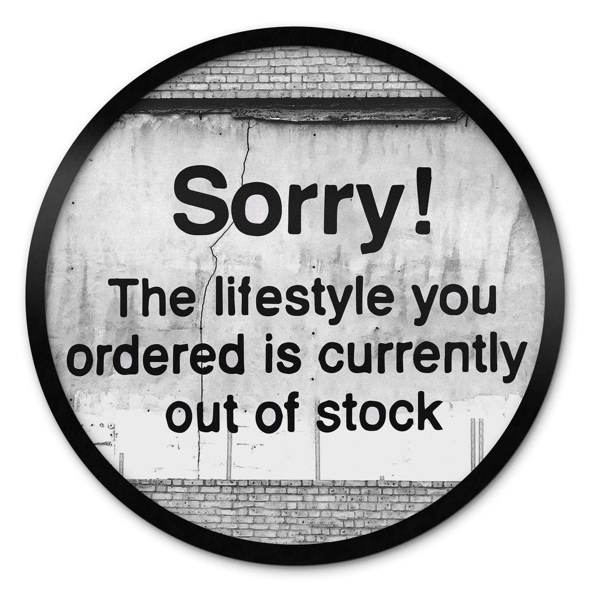Poster Banksy - Out of Stock